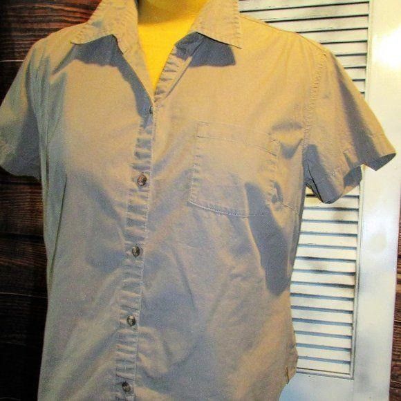 Columbia Columbia XL Petite Tan Camp Shirt Size XL / US 12-14 / IT 48-50 - 9 Thumbnail