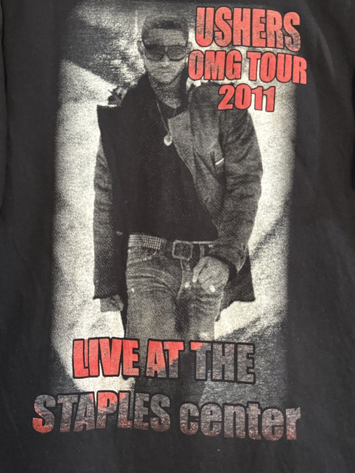Rap Tees Vintage Y2K Ushers Omg Tour Akon Rapper Hip hop Faded Tee Size US XL / EU 56 / 4 - 3 Thumbnail