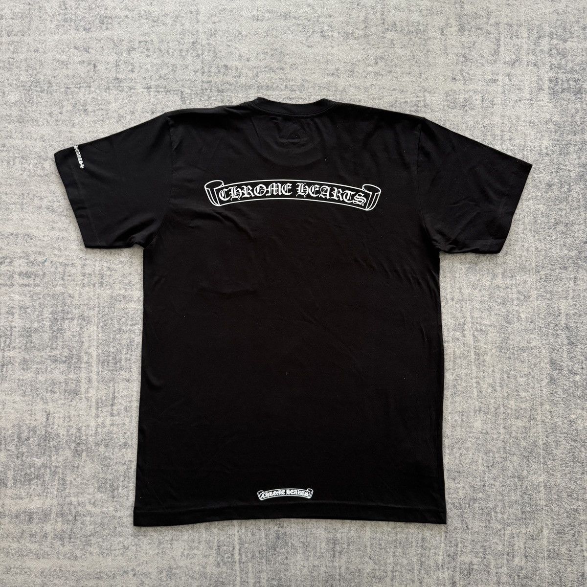 Chrome Hearts Chrome hearts scroll logo t-shirt black Size US L / EU 52-54 / 3 - 2 Thumbnail
