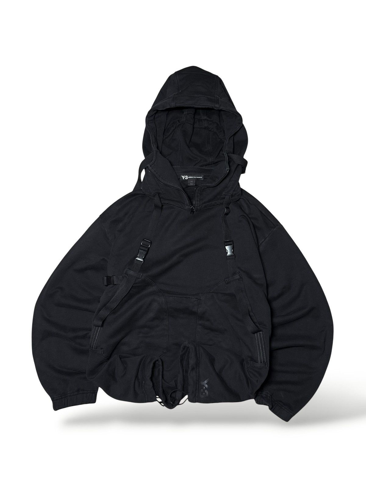 Rare Yohji Yamamoto Y3 Adidas Parachute Hoodie Y2K Archive
