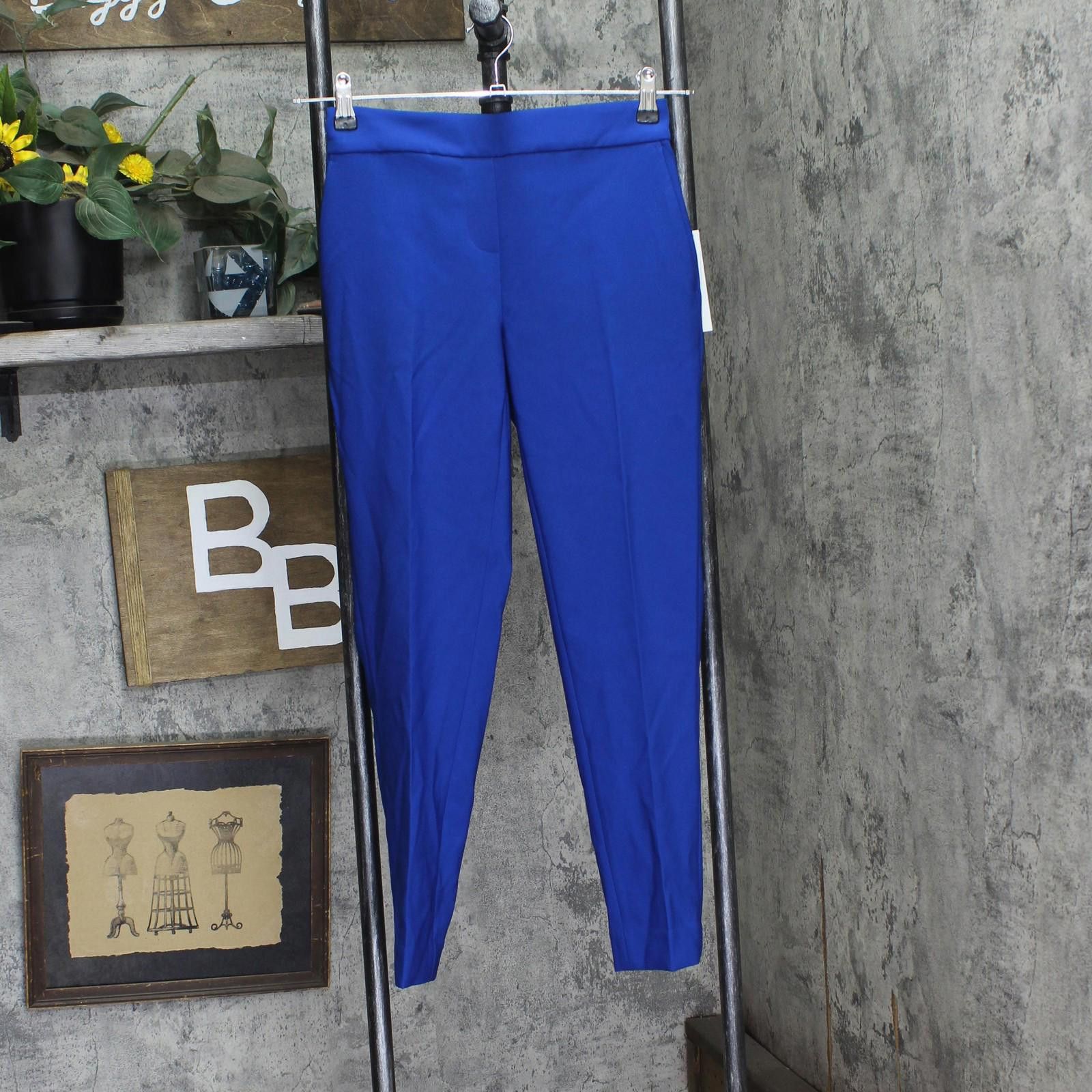 DKNY Nwt Dkny Pants With Elasticated-back Ug4pd327 Lapis Blue 0 Size 25" / US 0 / IT 36 - 1 Thumbnail