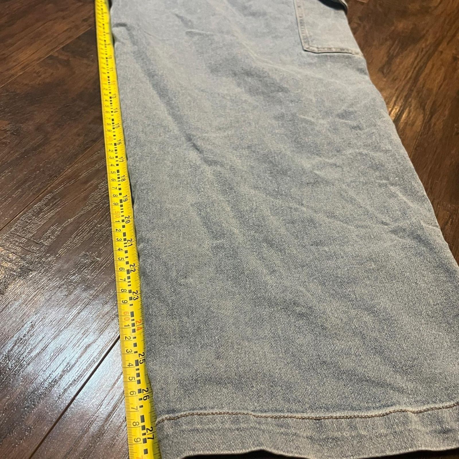 Almost Famous Y2k baggy blue denim jeans Size 32" / US 10 / IT 46 - 4 Thumbnail