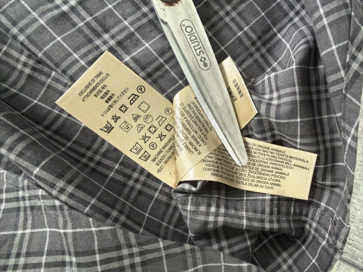 Burberry Classic Plaid Burberry Button Up Size US XXL / EU 58 / 5 - 5 Thumbnail