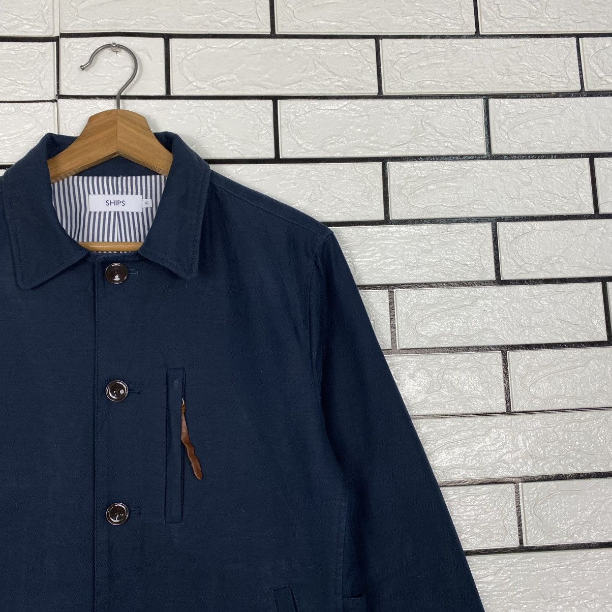 SHIPS 🔥VINTAGE BUTTON CHORE JACKET SHIPS ISSEY MIYAKE Size US M / EU 48-50 / 2 - 6 Thumbnail