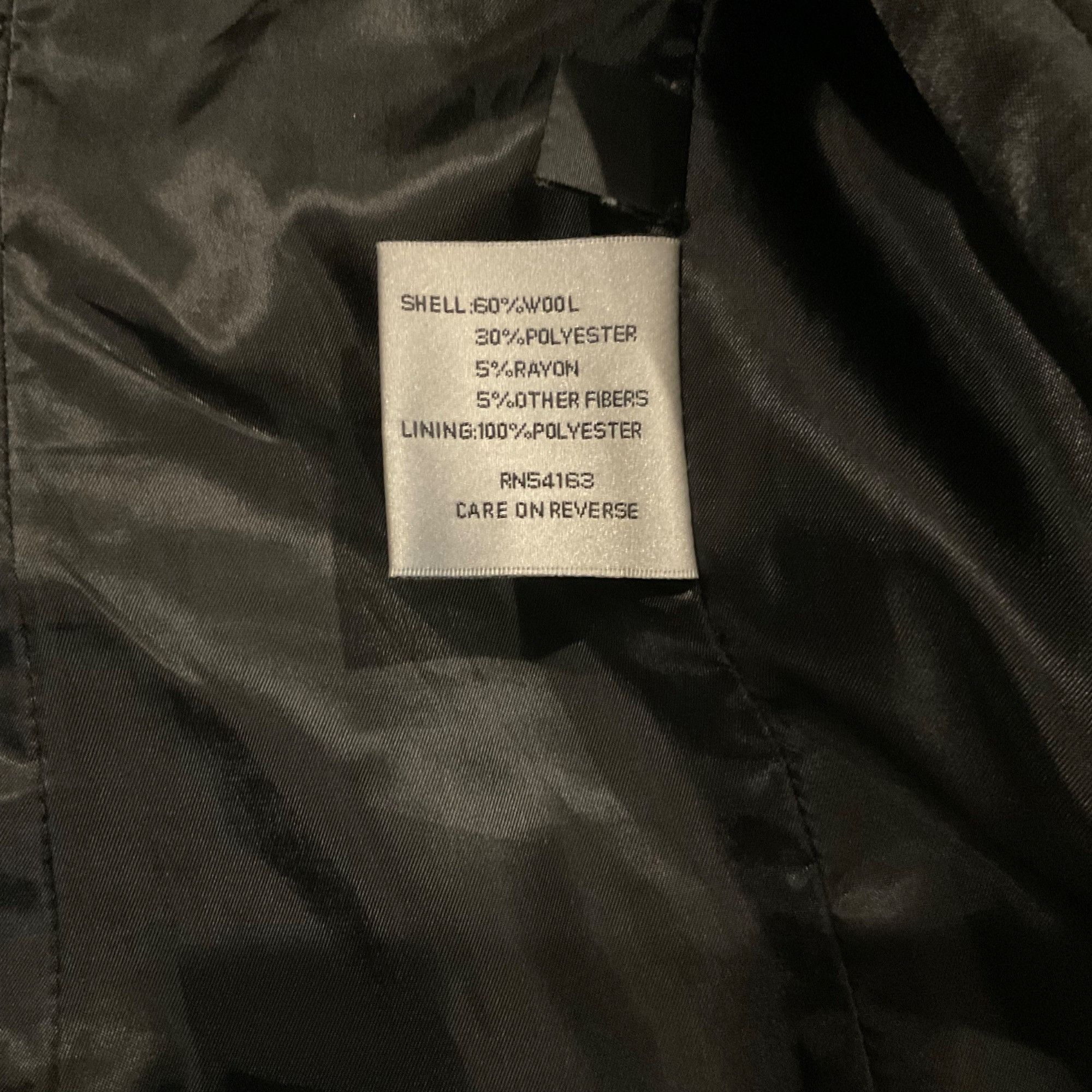 Kenneth Cole Kenneth Cole new york wool peacoat jacket black SZ10 Size L / US 10 / IT 46 - 3 Thumbnail