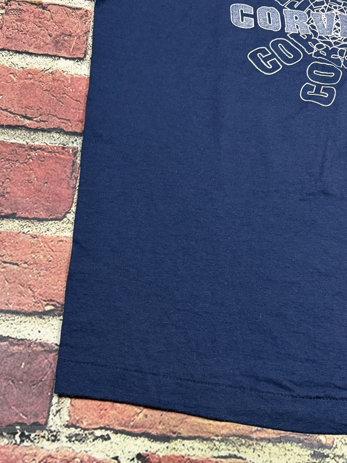 Chevrolet Vintage 80s Corvette Logo Graphic Tee Single Stitch Chevy Size US XL / EU 56 / 4 - 5 Thumbnail