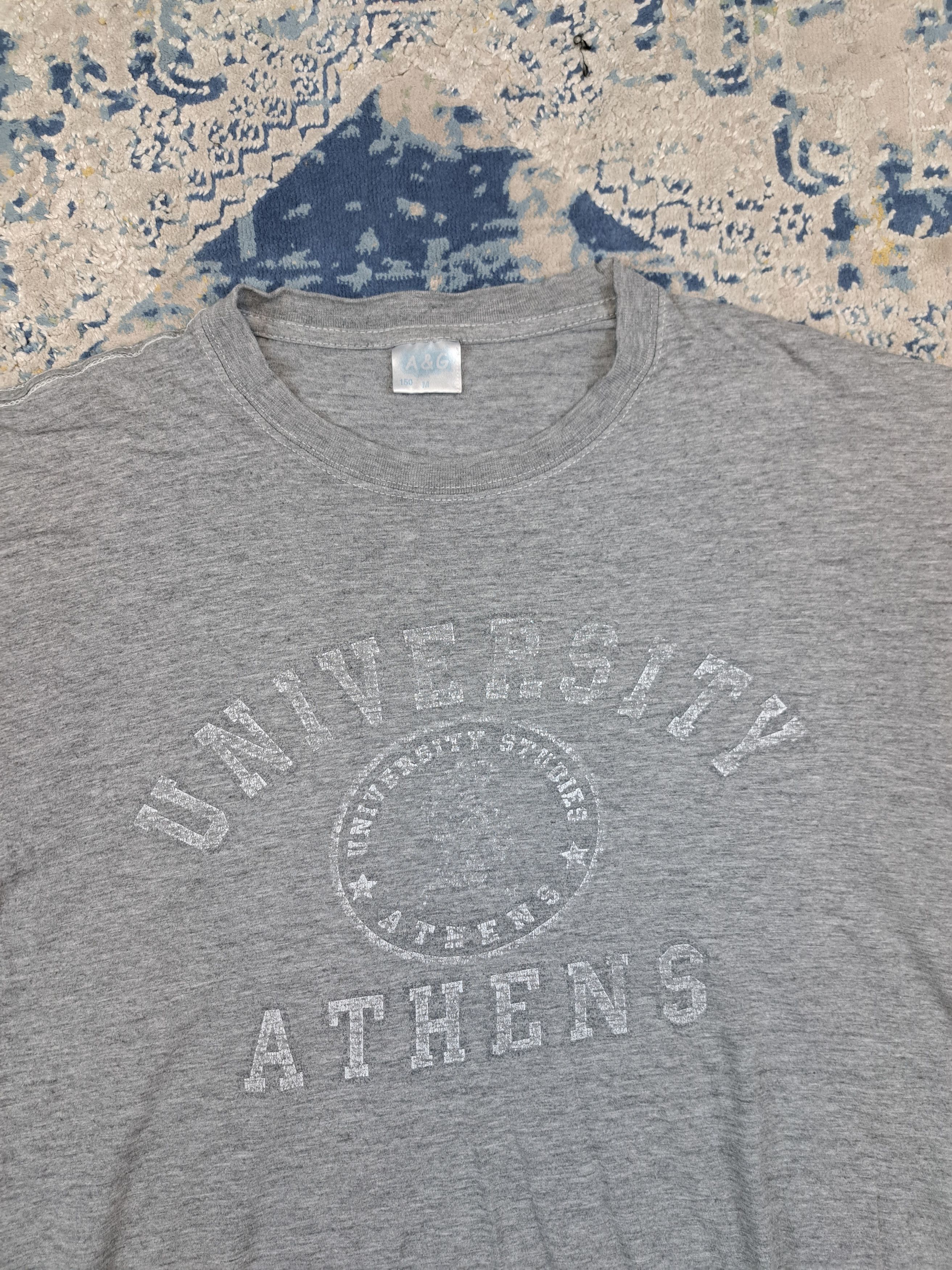 Vintage Vintage University Athens Perfectly Faded Distressed Tee Size US L / EU 52-54 / 3 - 2 Thumbnail