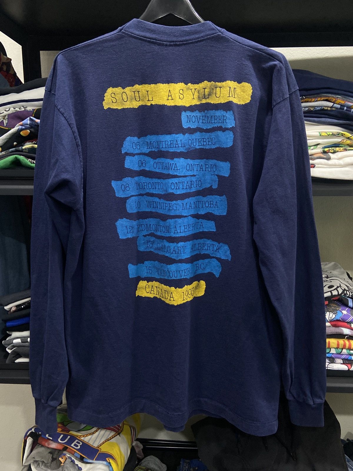 Band Tees Vintage 1993s Soul Asylum Grunge Nirvana TOUR TShirt Size US XL / EU 56 / 4 - 7 Thumbnail