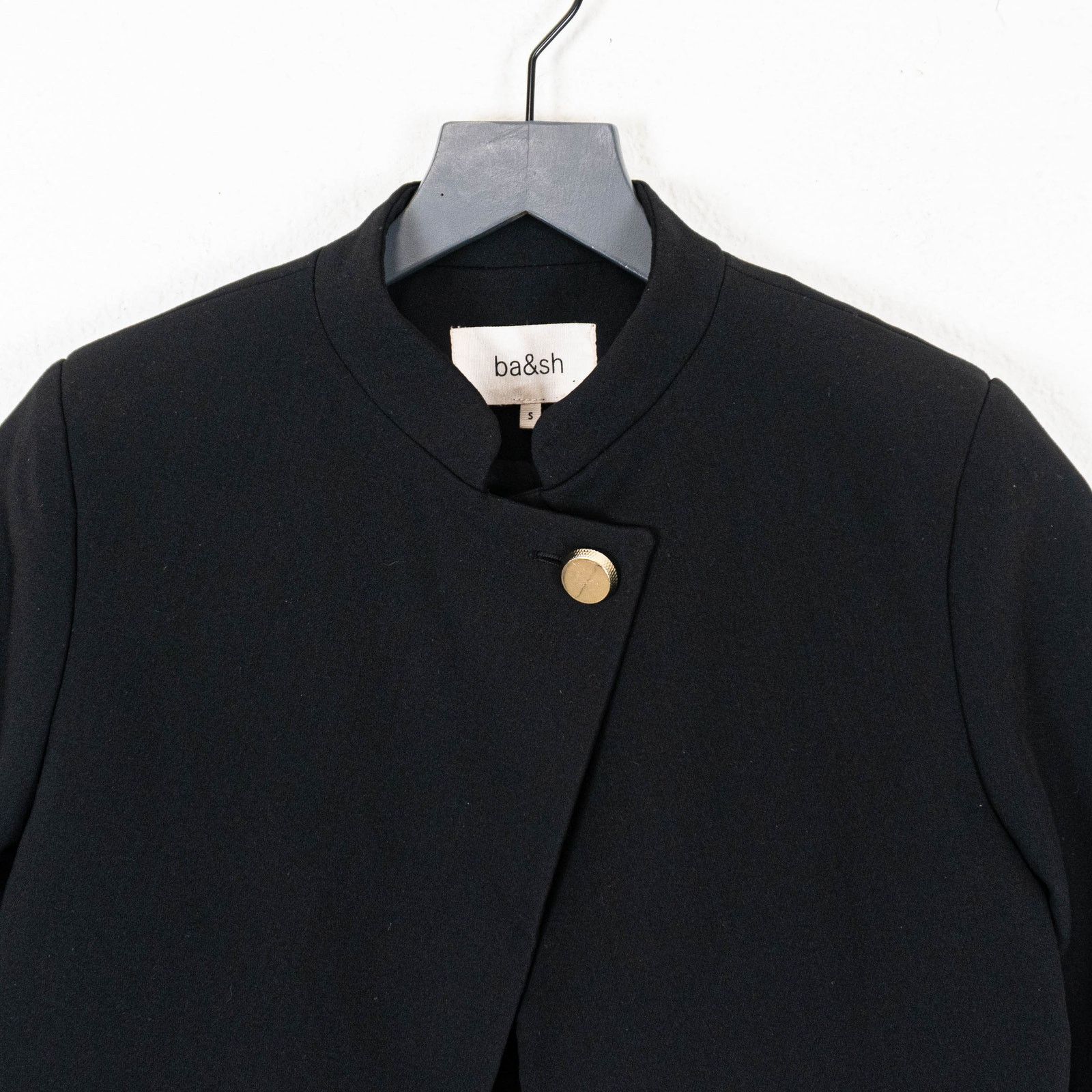 ba&sh BA&SH Chroma Jacket Short Asymmetrical in Black size Small Size S / US 4 / IT 40 - 8 Thumbnail