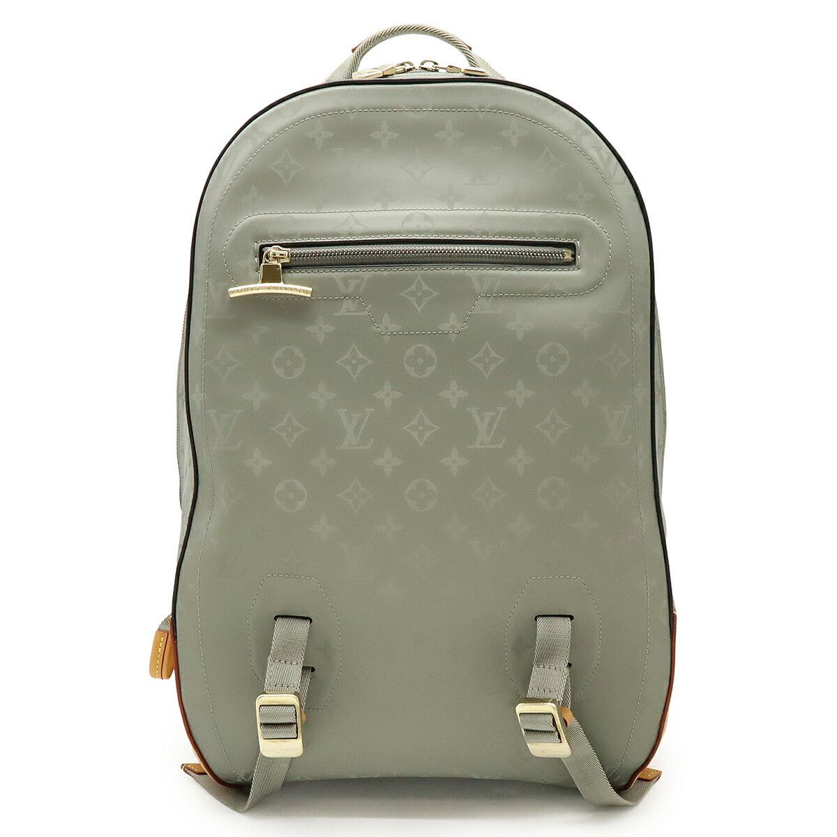 Louis Vuitton Louis Vuitton Louis Vuitton Monogram Titanium Backpack Canvas Backpack M43881 DUTY FREE for USA Size ONE SIZE - 1 Thumbnail
