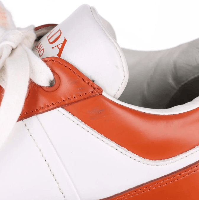 Prada Downtown Leather Sneaker Brown x White Size US 6 / IT 36 - 15 Thumbnail