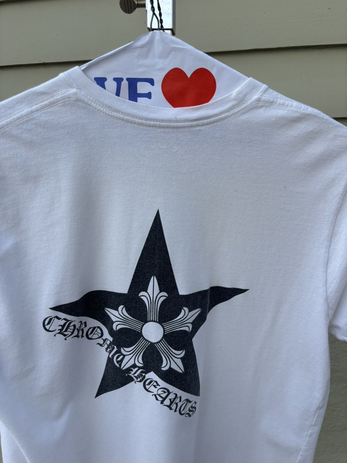 Chrome Hearts Chrome hearts vintage star logo tee white Size US M / EU 48-50 / 2 - 2 Thumbnail