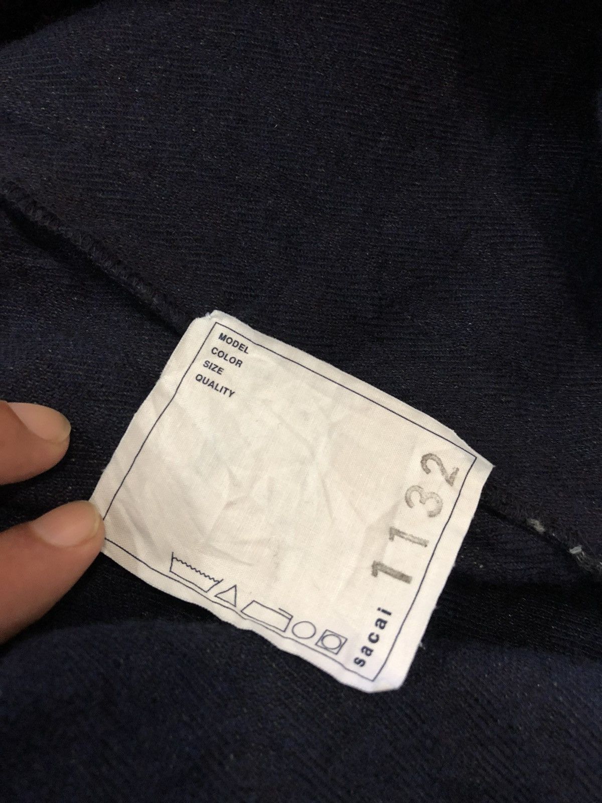 Sacai Sacai blue denim pocket tee Size US L / EU 52-54 / 3 - 13 Thumbnail