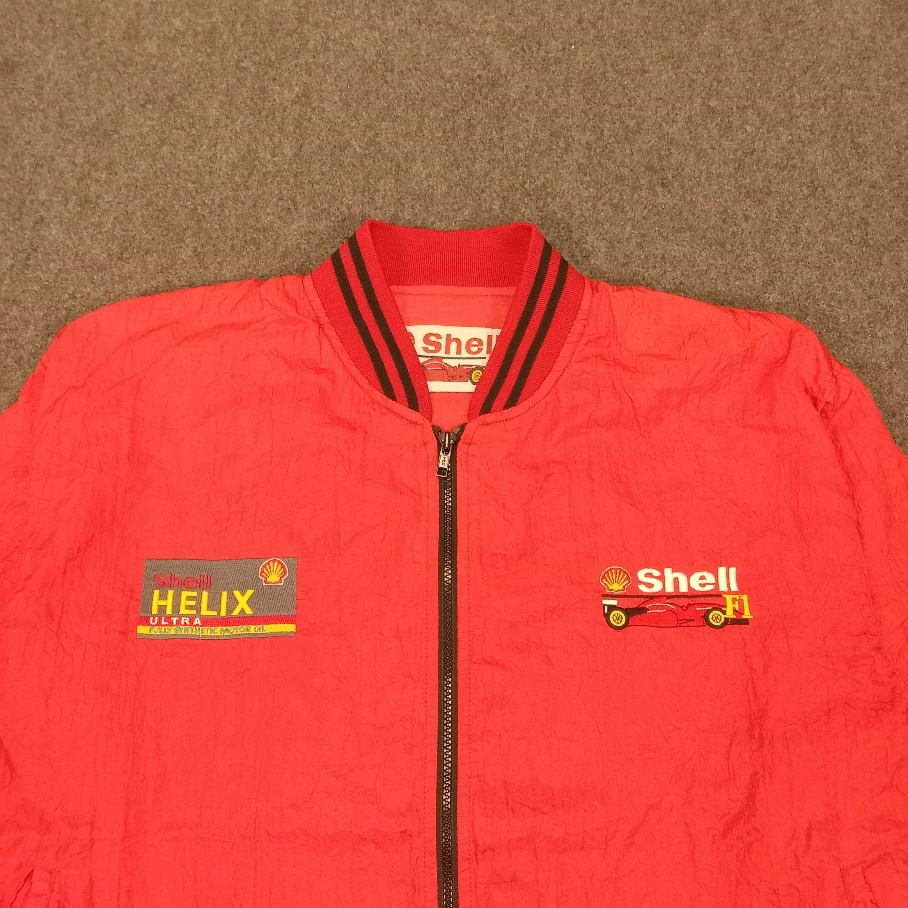 Ferrari Shell Helix F1 Racing Team Windbreaker Jacket Size US XL / EU 56 / 4 - 2 Thumbnail