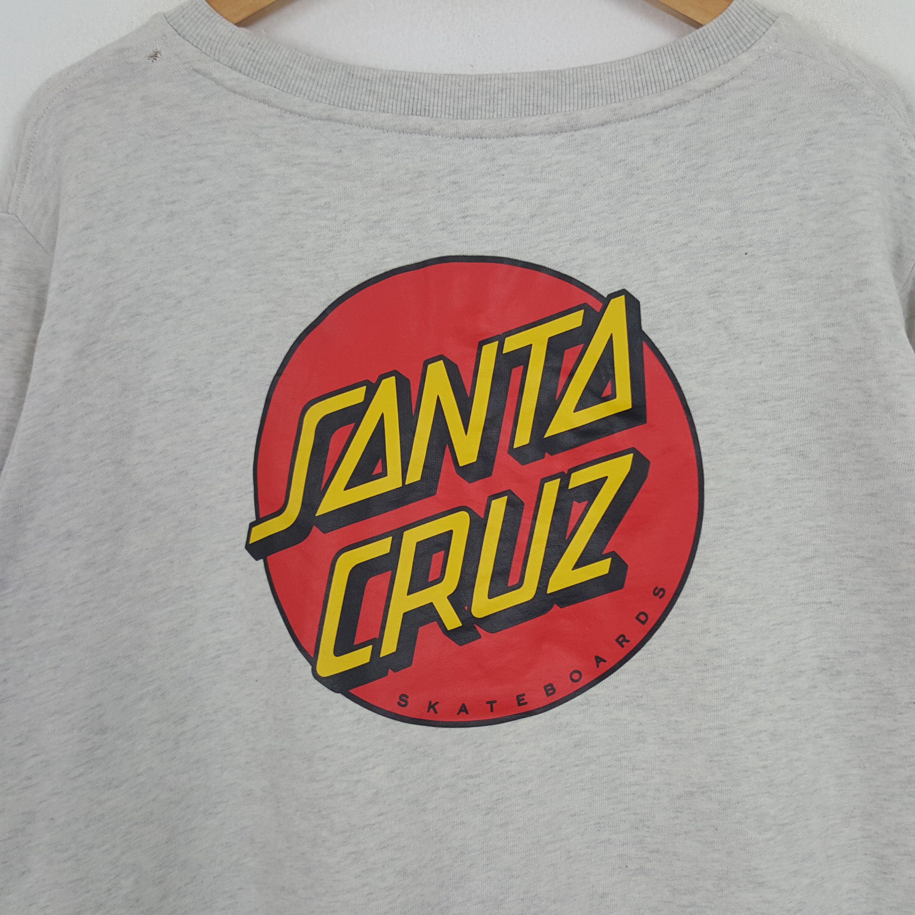 Santa Cruz Skateboards × Vintage Vintage Santa Cruz Skateboards Style Sweatshirt Size US XL / EU 56 / 4 - 2 Thumbnail