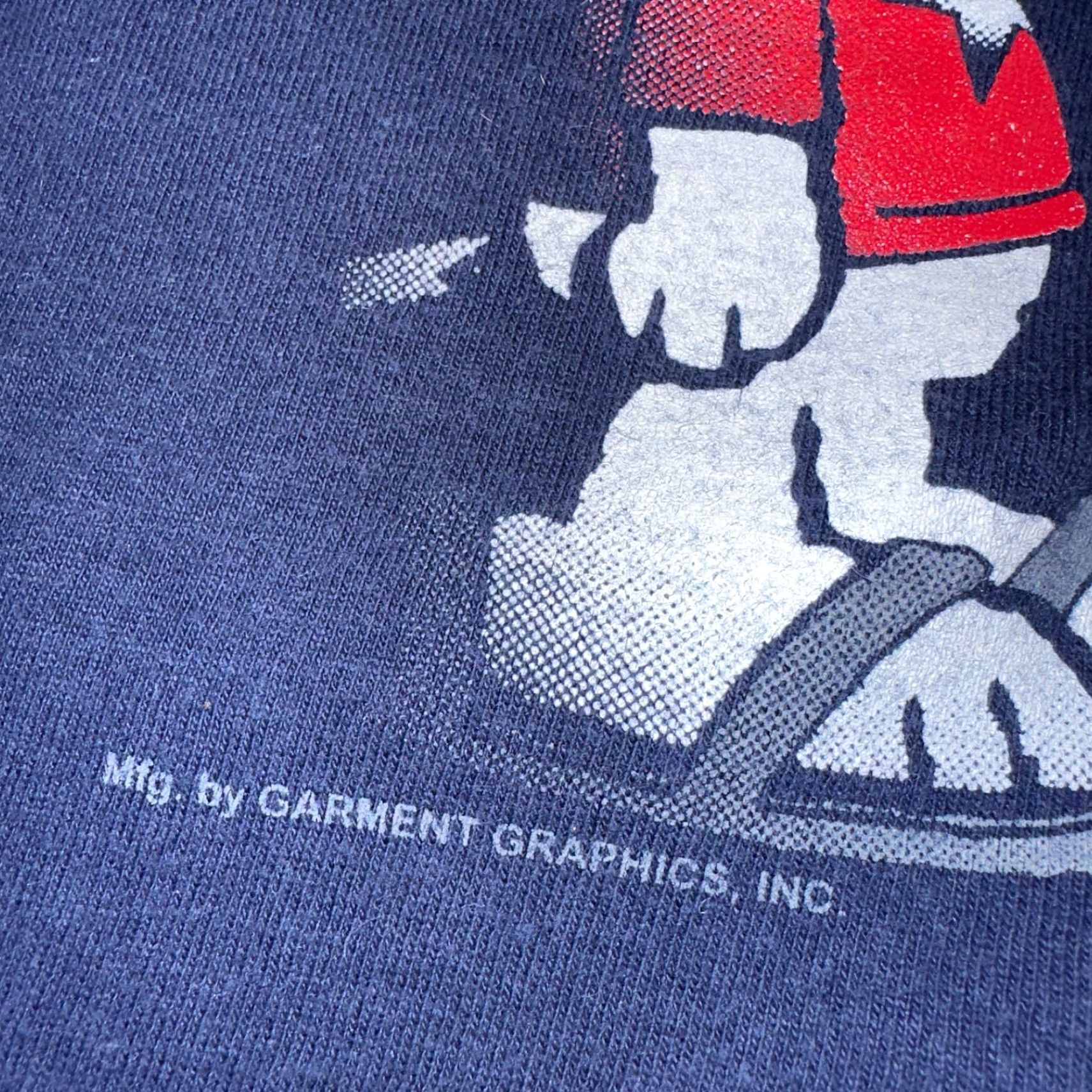 Fruit Of The Loom VINTAGE Snoopy 90s T-Shirt Navy XL Mens Fruit of the Loom Crew Neck Short Sleeve Graphic Print USA 4th of July Fireworks Dog Cute Size US XL / EU 56 / 4 - 4 Thumbnail
