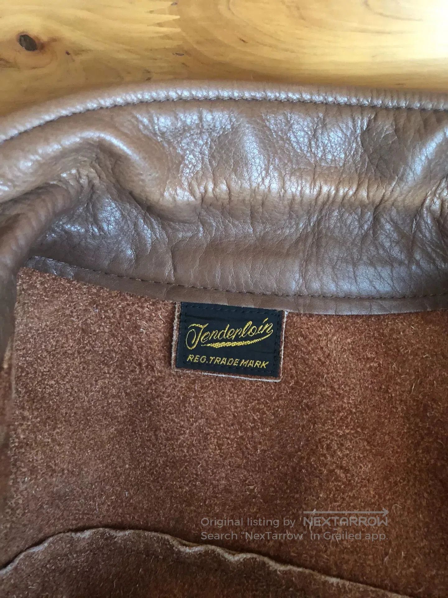 Tenderloin rare brown suede leather jacket. Size US S / EU 44-46 / 1 - 8 Thumbnail