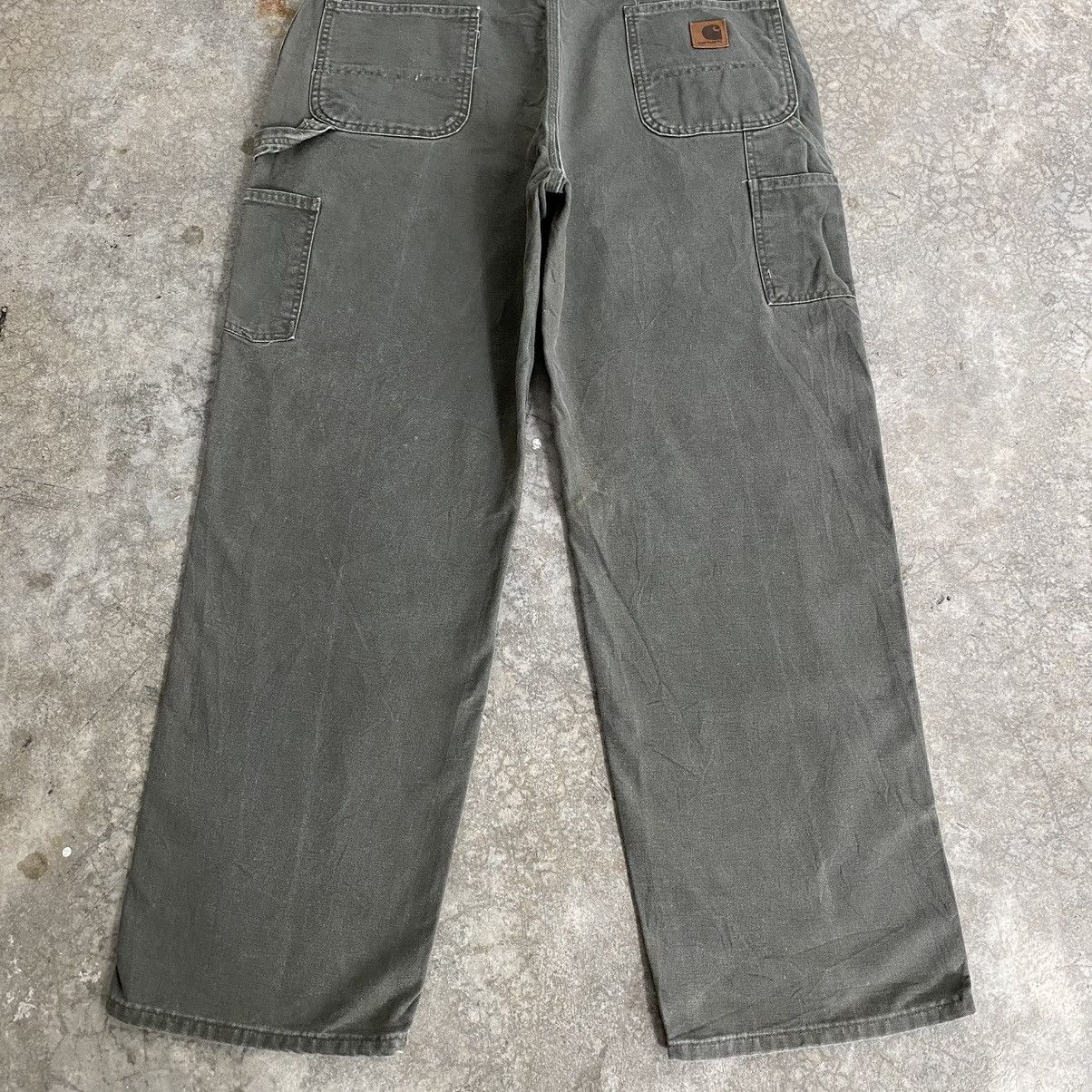 Carhartt Vintage Carhartt Moss Green Carpenter Work Pants Size US 39 - 13 Thumbnail