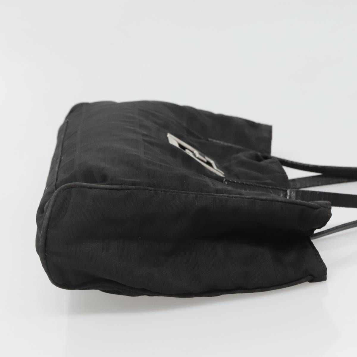 Fendi FENDI Zucca Canvas Hand Bag Black Silver Size ONE SIZE - 5 Thumbnail