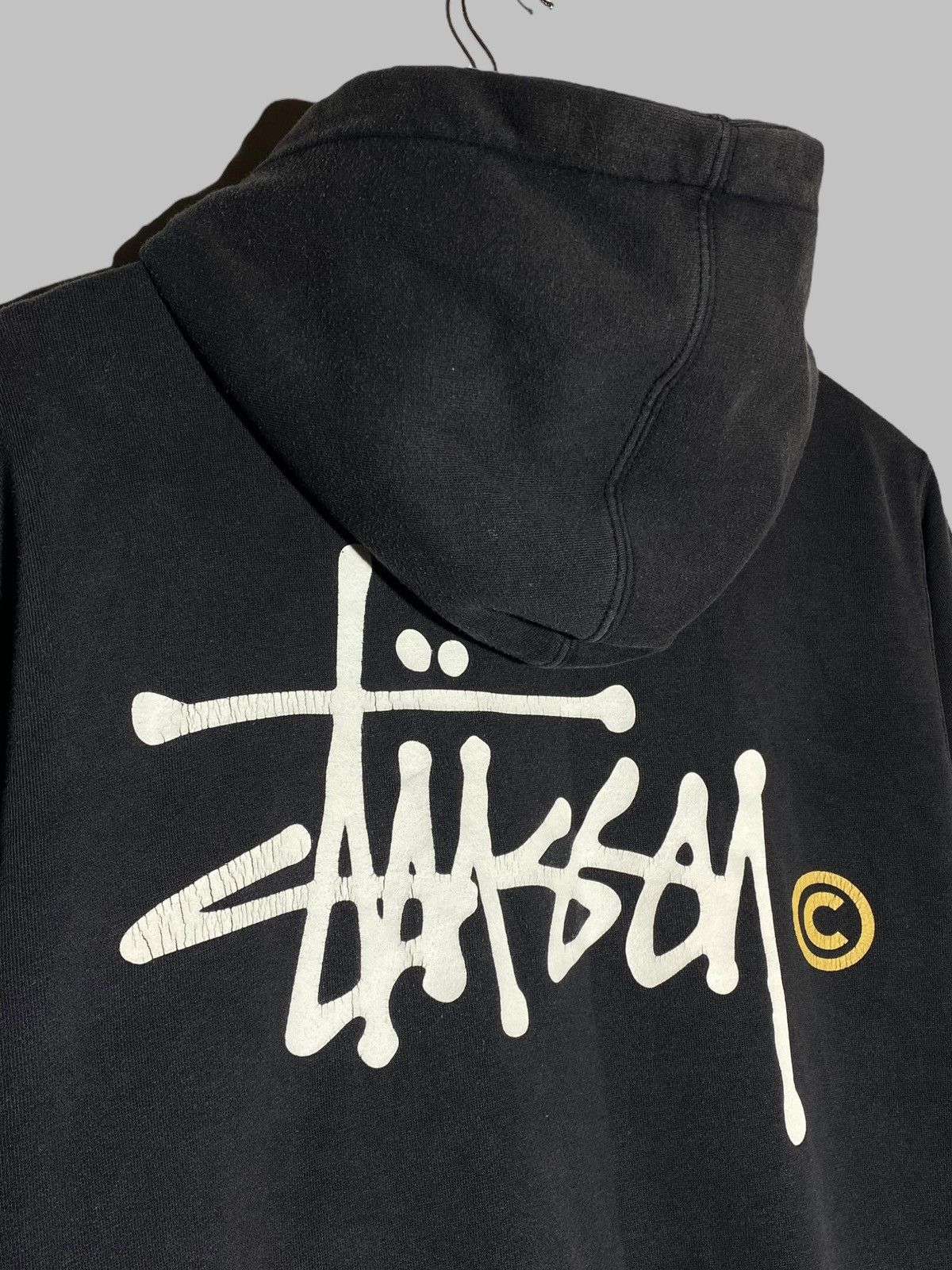 Stussy STUSSY ZIP HOODIE USA MADE FADED BLACK OG SKATE STYLE Size US M / EU 48-50 / 2 - 3 Thumbnail