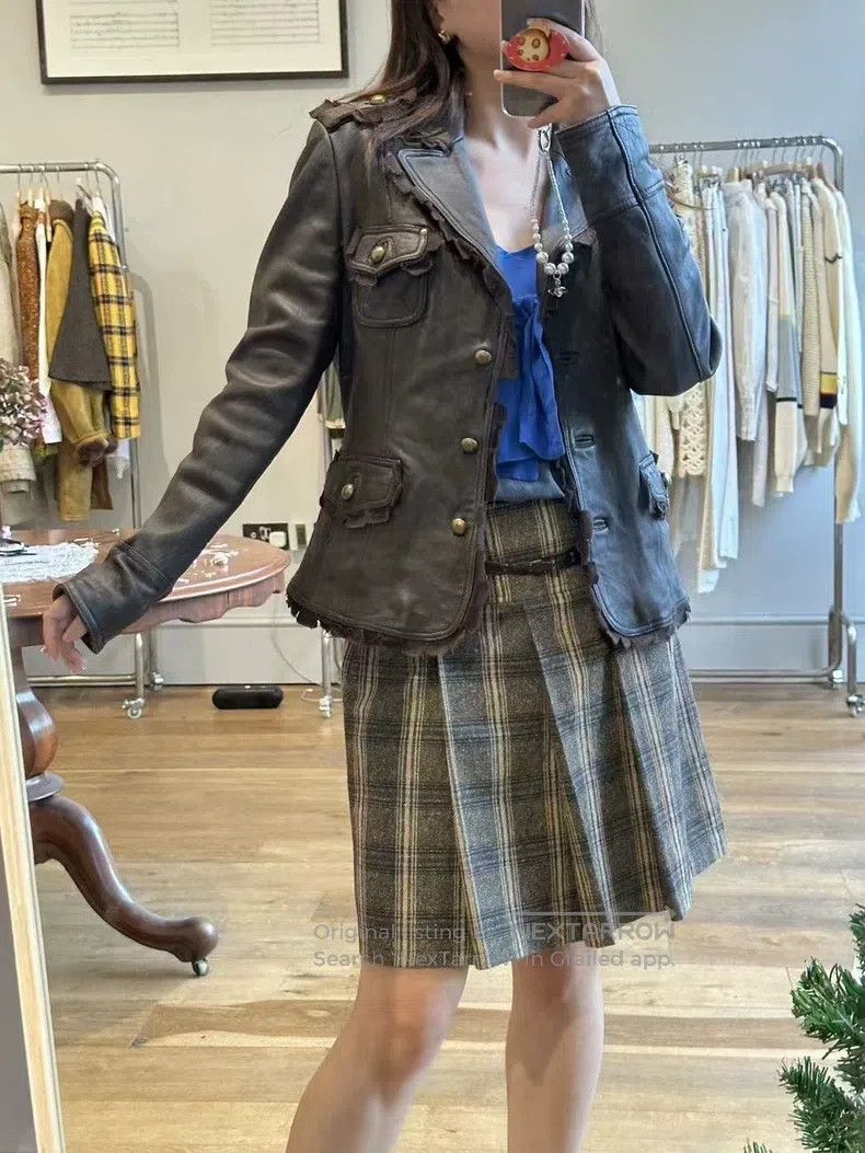 Schott Schott Leather coat Size M / US 6-8 / IT 42-44 - 3 Thumbnail