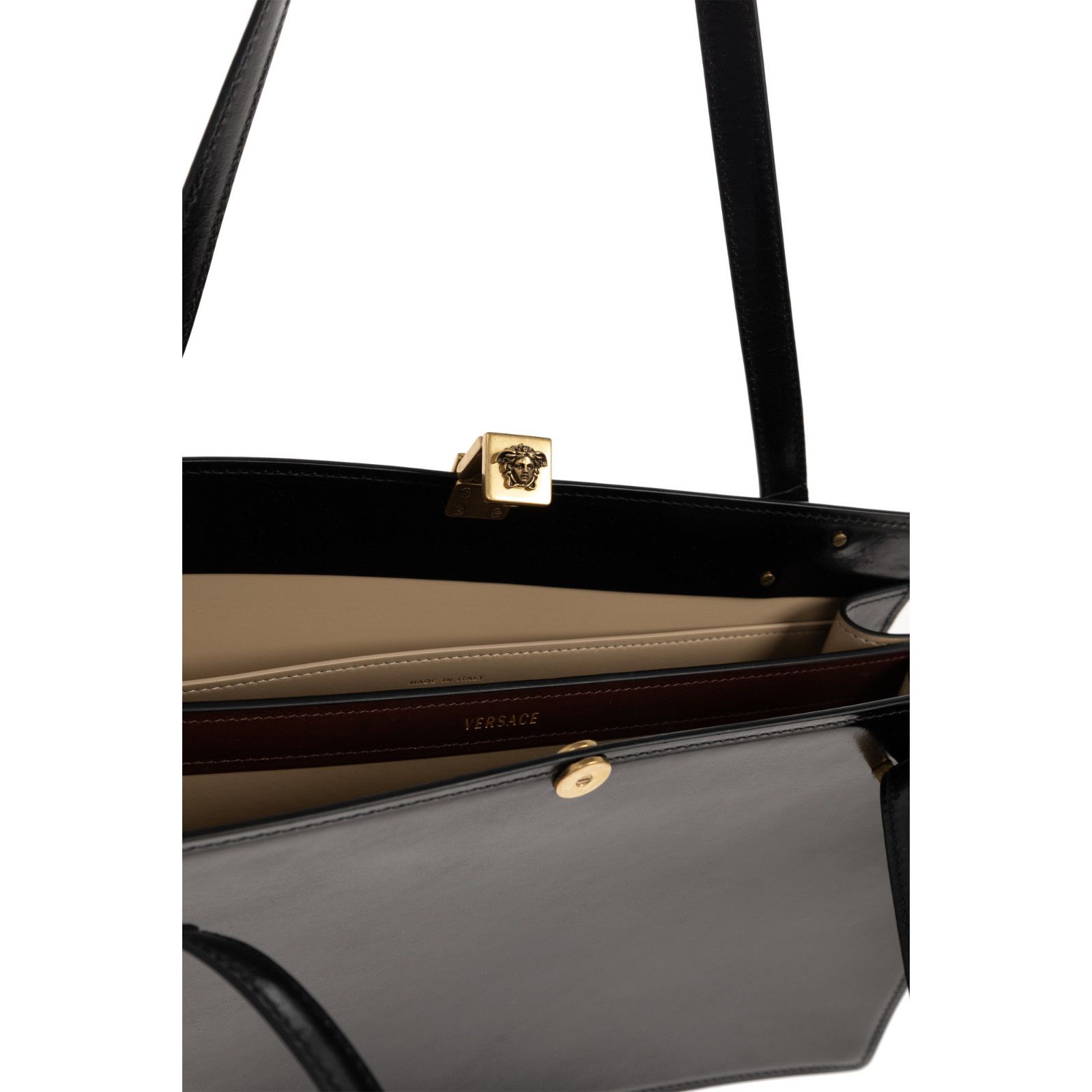 Versace VERSACE Severine Black Leather Shoulder Bag New & Authentic Size ONE SIZE - 4 Thumbnail