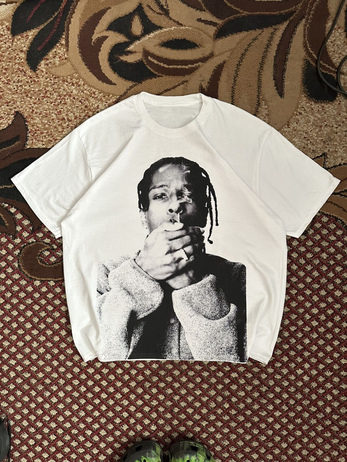 A$AP Rocky × Handmade tee t-shirt white boxy asap rocky rap hip-hop oversize L Size US L / EU 52-54 / 3 - 5 Thumbnail