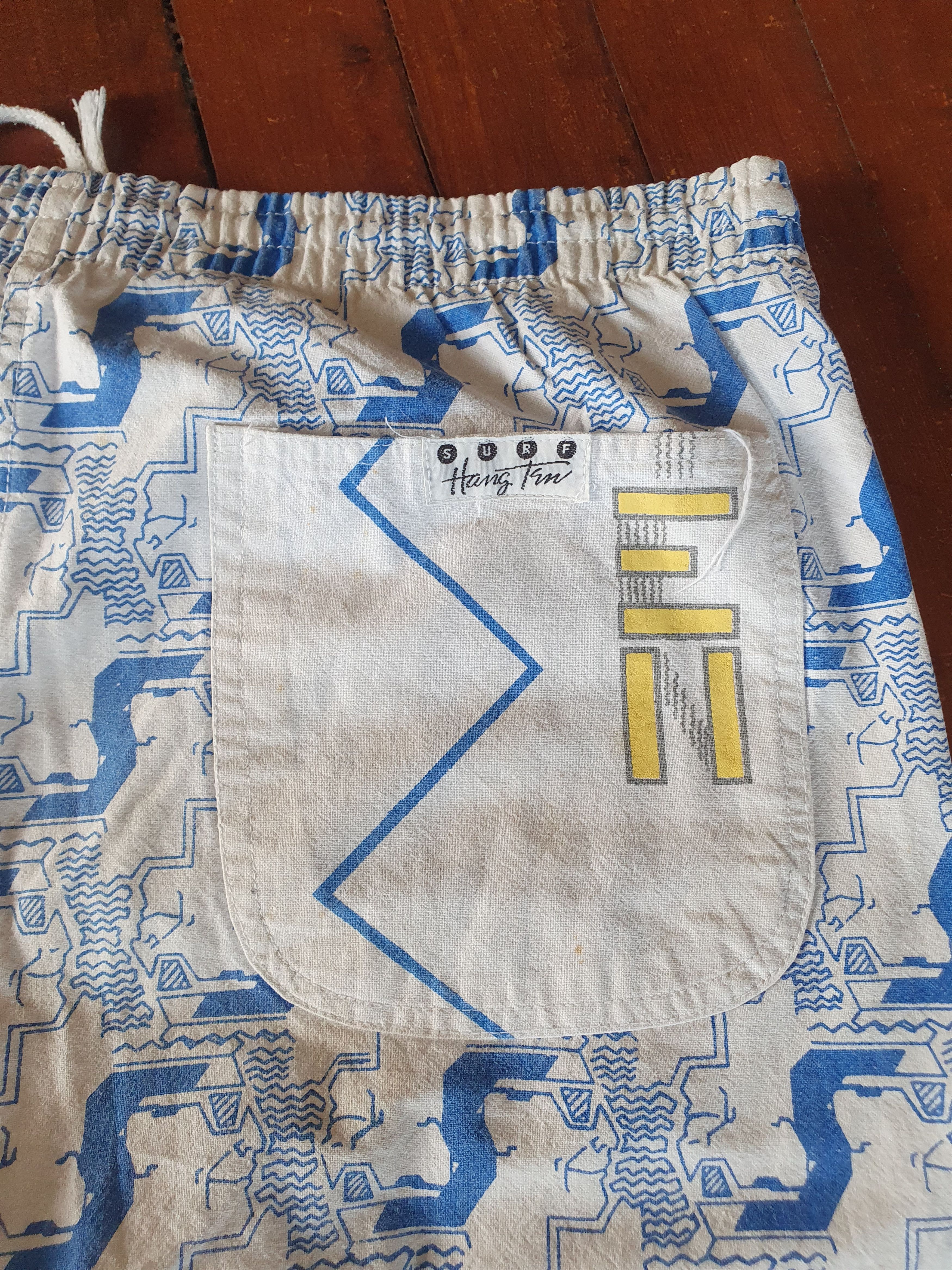 Vintage Surf Hang Ten Vtg Surf Swim Board shorts sz M/ W-39.5CM Size US 32 / EU 48 - 13 Thumbnail