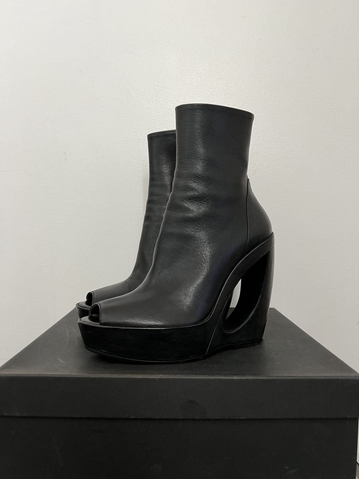 Ann Demeulemeester Ann Demeulemeester SS13 Cut-Out Space Wedge Size US 10 / IT 40 - 1 Thumbnail