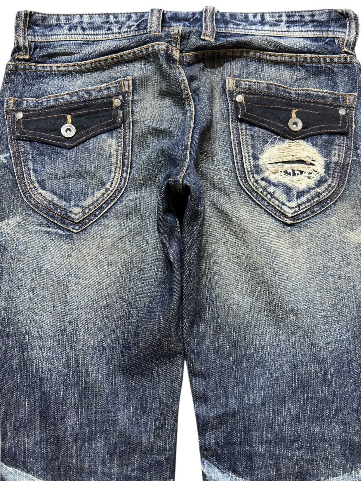 Nicole Club Vintage Hideaways By Nicole Flare Grung Bondage Denim Size US 31 - 7 Thumbnail