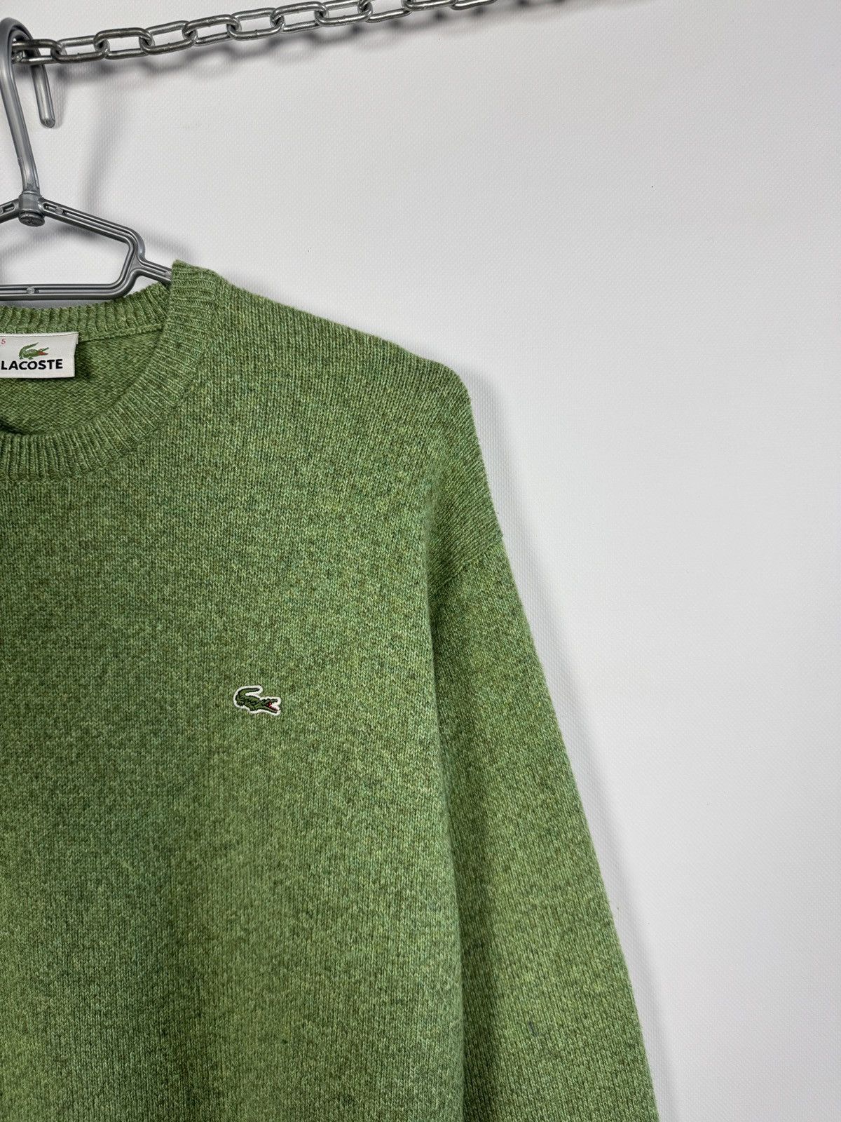 Lacoste Lacoste Vintage Wool Crewneck Sweater Crocodile Logo Size 5 Size US L / EU 52-54 / 3 - 2 Thumbnail