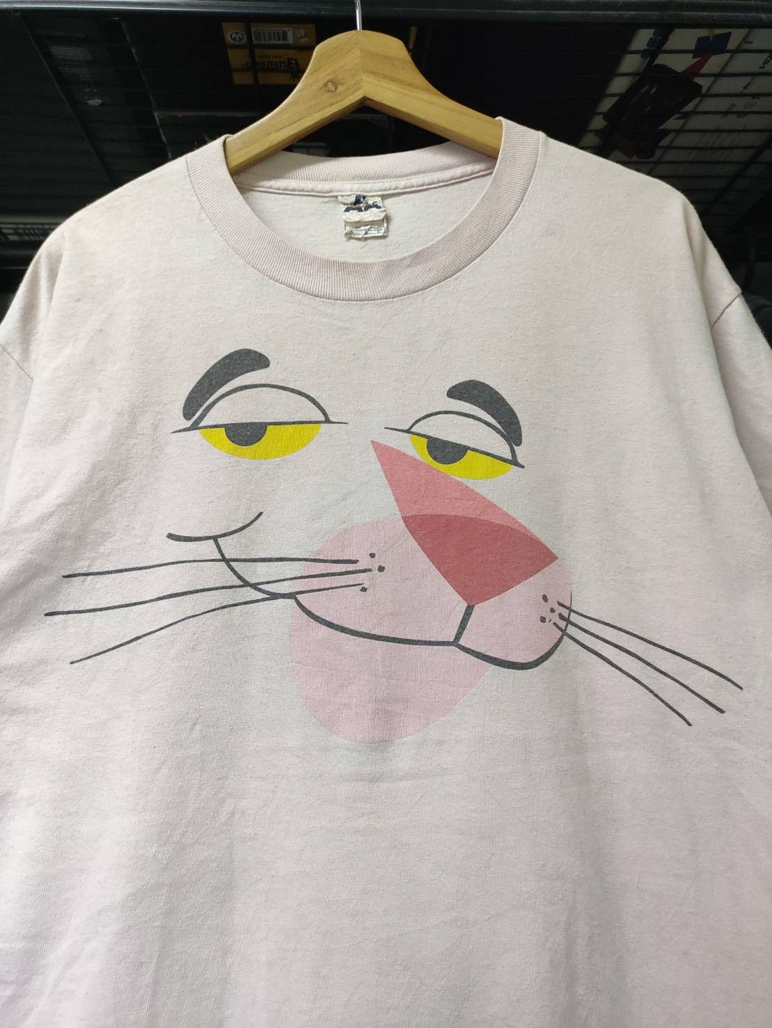Cartoon Network × Vintage Vtg 00's Pink Panther Big Face T-Shirt Size US L / EU 52-54 / 3 - 1 Thumbnail