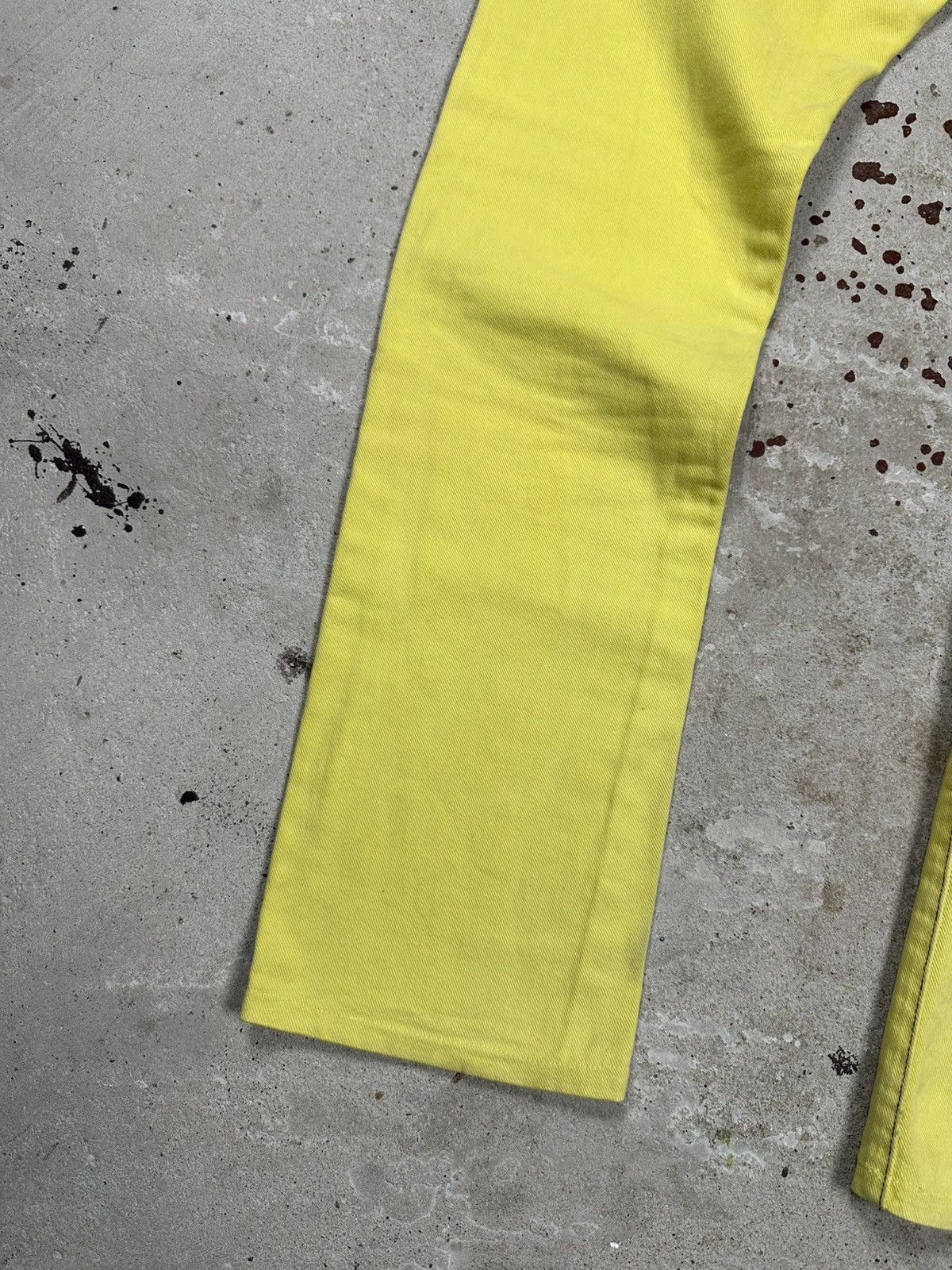 Diesel × Vintage Vintage 2001 Diesel Fellow Yellow Denim Pants Jeans Y2K Size US 30 / EU 46 - 14 Thumbnail