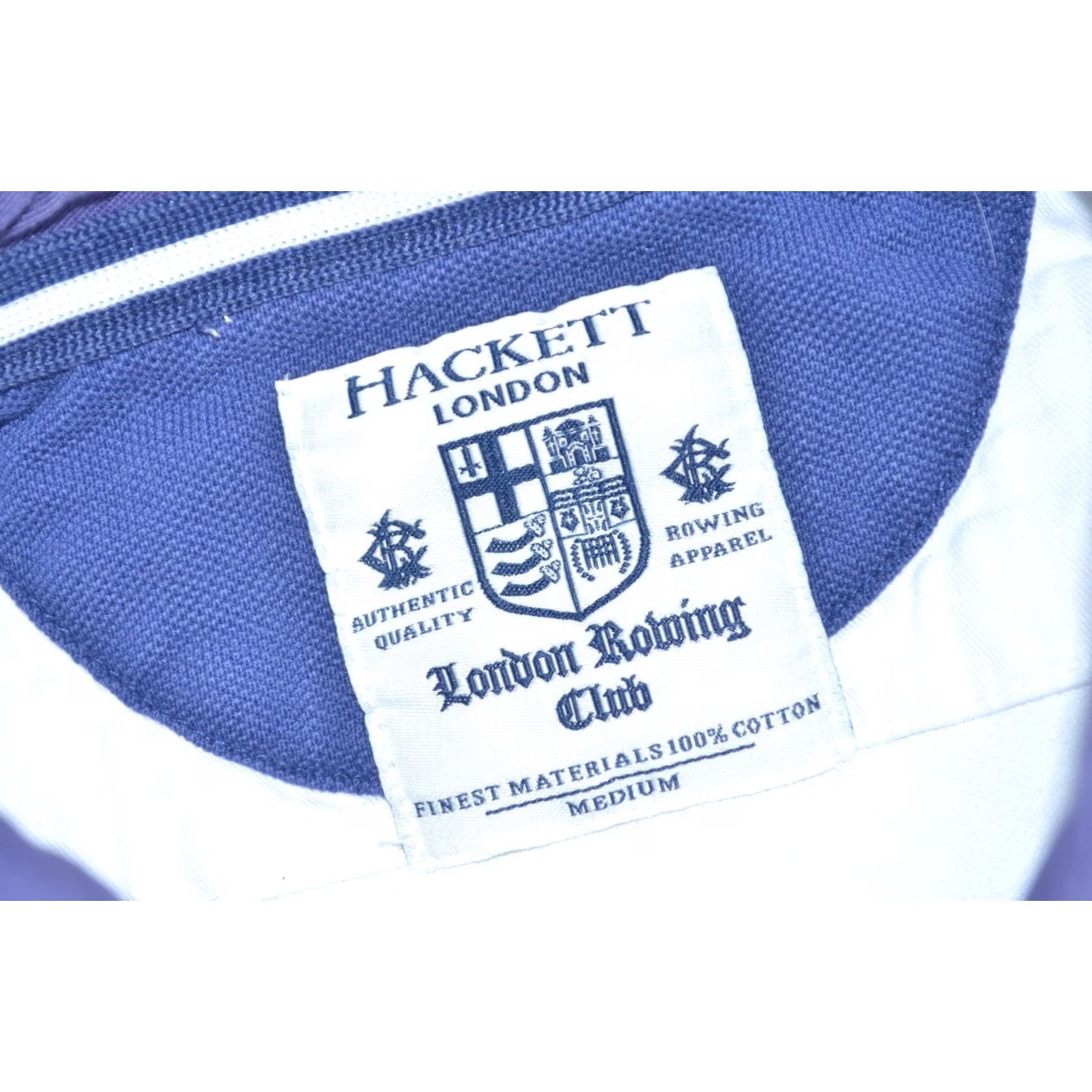 Hackett Hackett Polo Shirt Short Sleeve White Navy Mens M Size US M / EU 48-50 / 2 - 6 Thumbnail