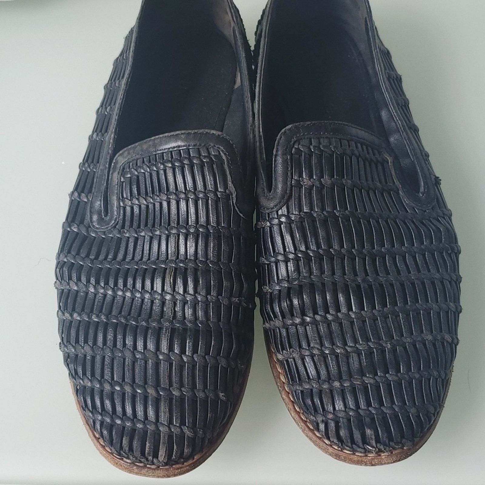 Vince Vince Black Leather Women's Size 7.5 Size US 7.5 / IT 37.5 - 2 Thumbnail