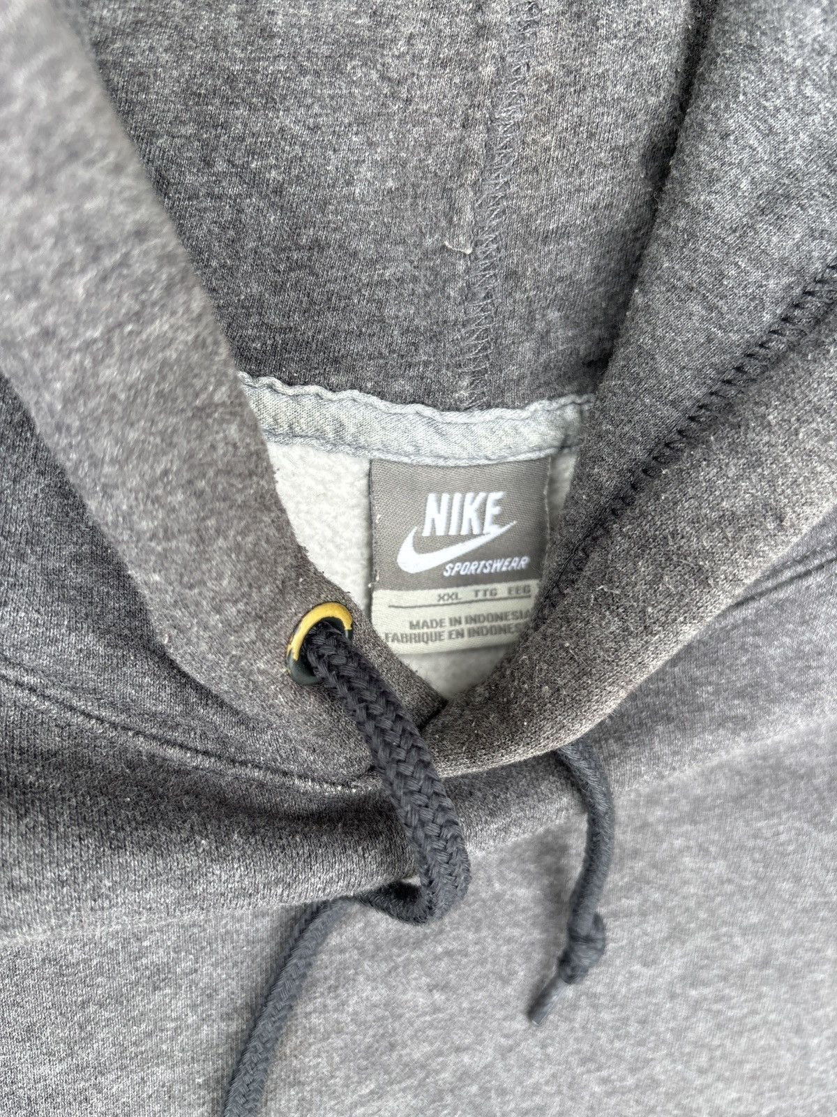 Nike × Vintage vintage nike sports club hoodie Size US XL / EU 56 / 4 - 3 Thumbnail