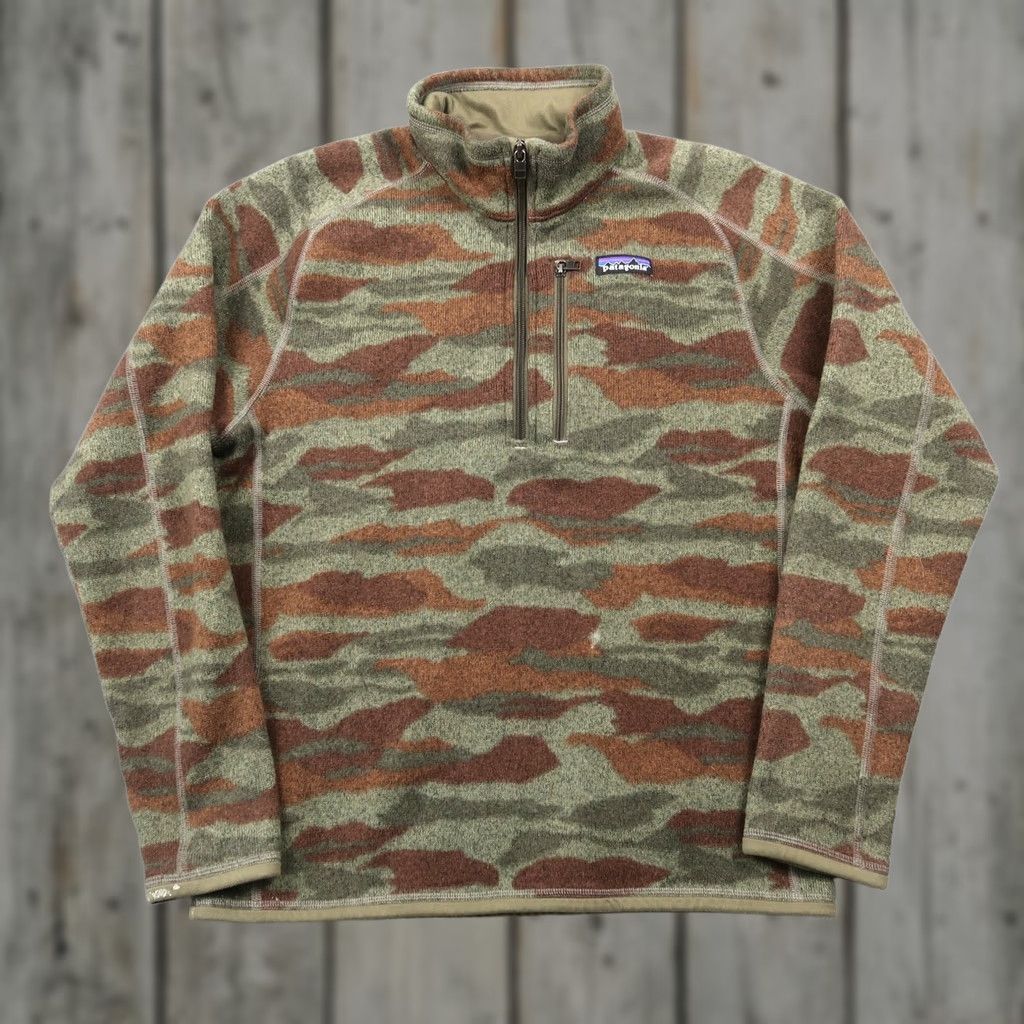 Patagonia Patagonia Better Sweater Jacket 1/4 Zip Camouflage Green Mens M Size US M / EU 48-50 / 2 - 1 Thumbnail