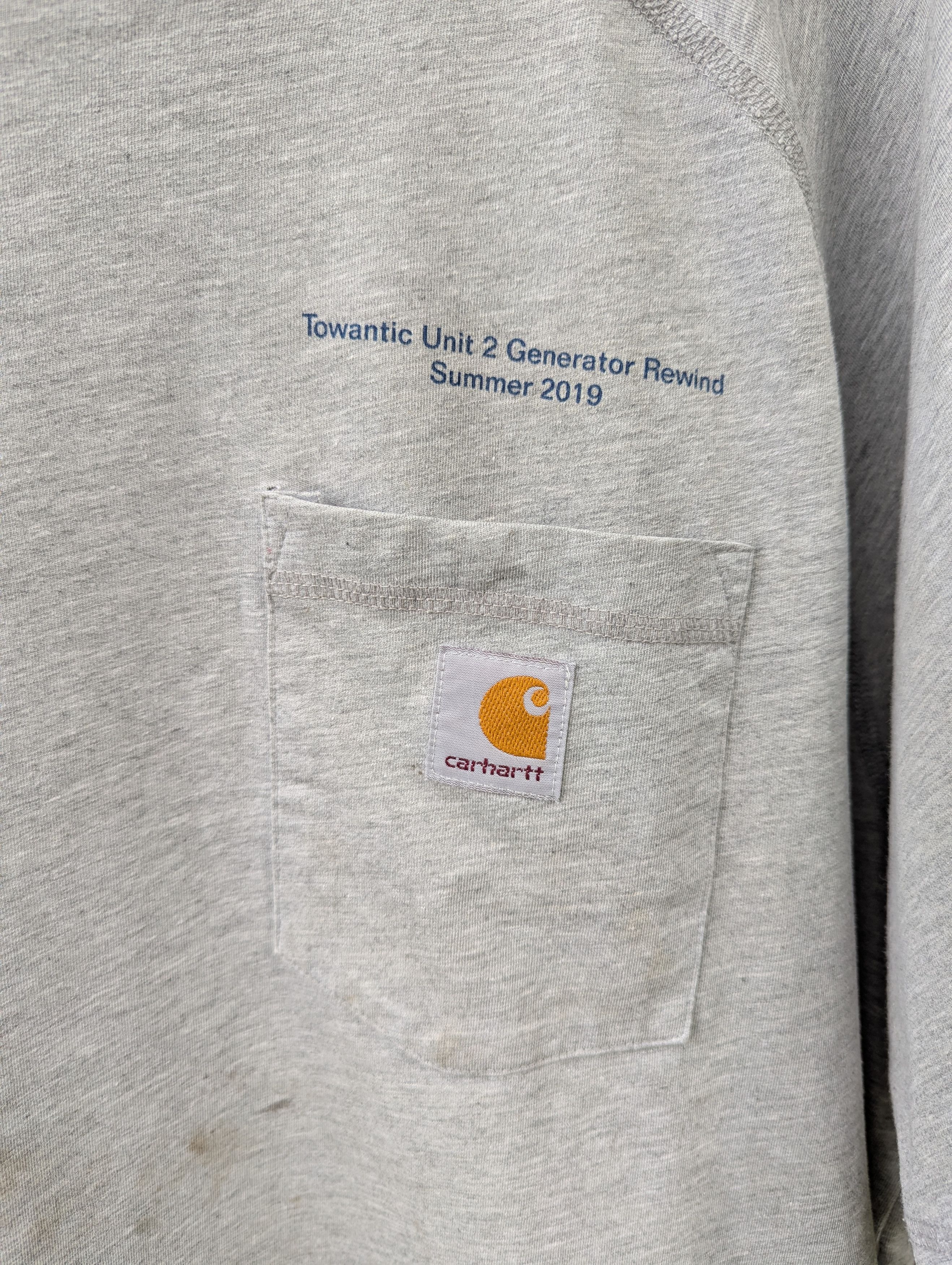 Carhartt Thrashed Carhartt Sunfaded Tshirt Size US XXL / EU 58 / 5 - 2 Thumbnail