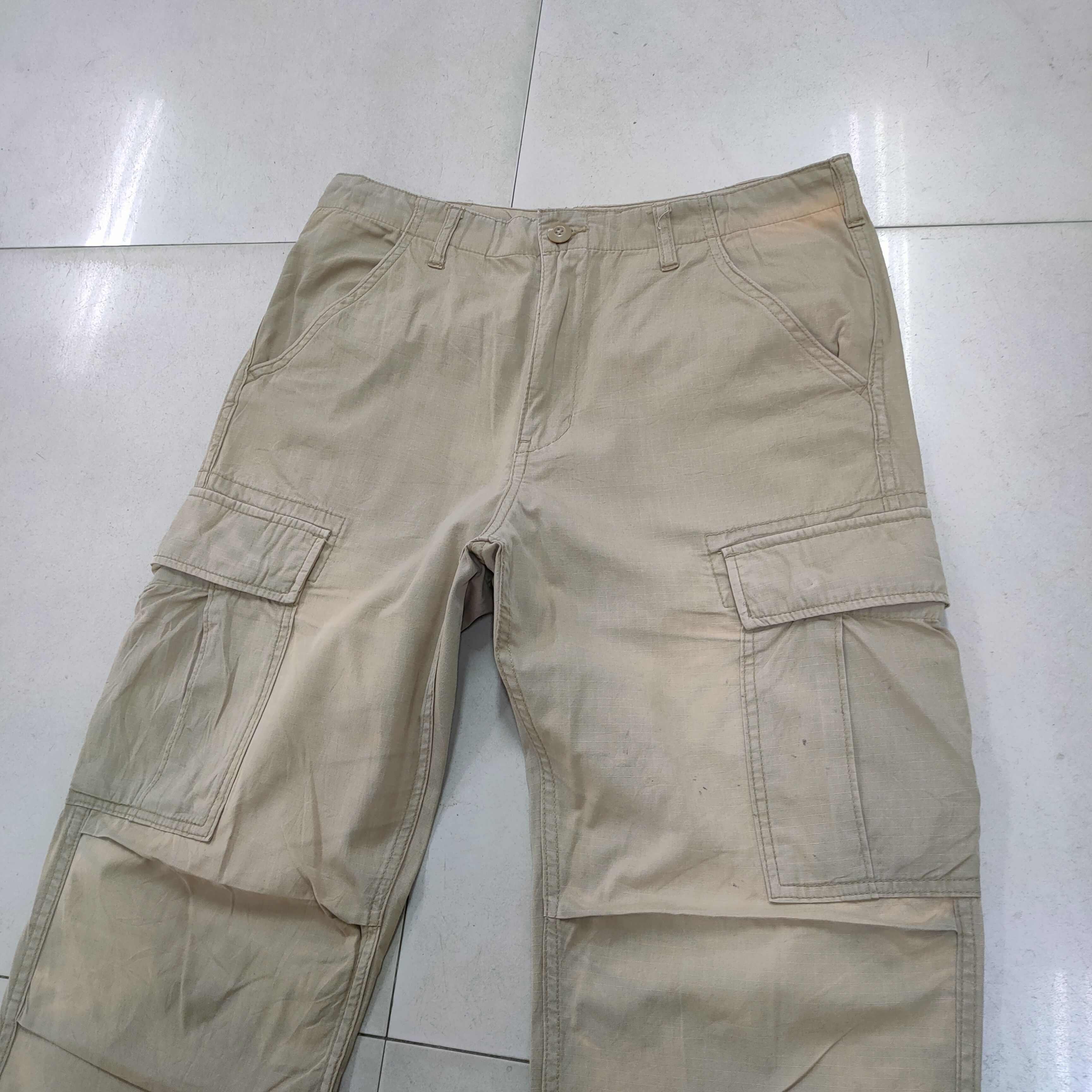 Avirex × Vintage VINTAGE FADED FADED CARGO PANTS Size US 34 / EU 50 - 6 Thumbnail