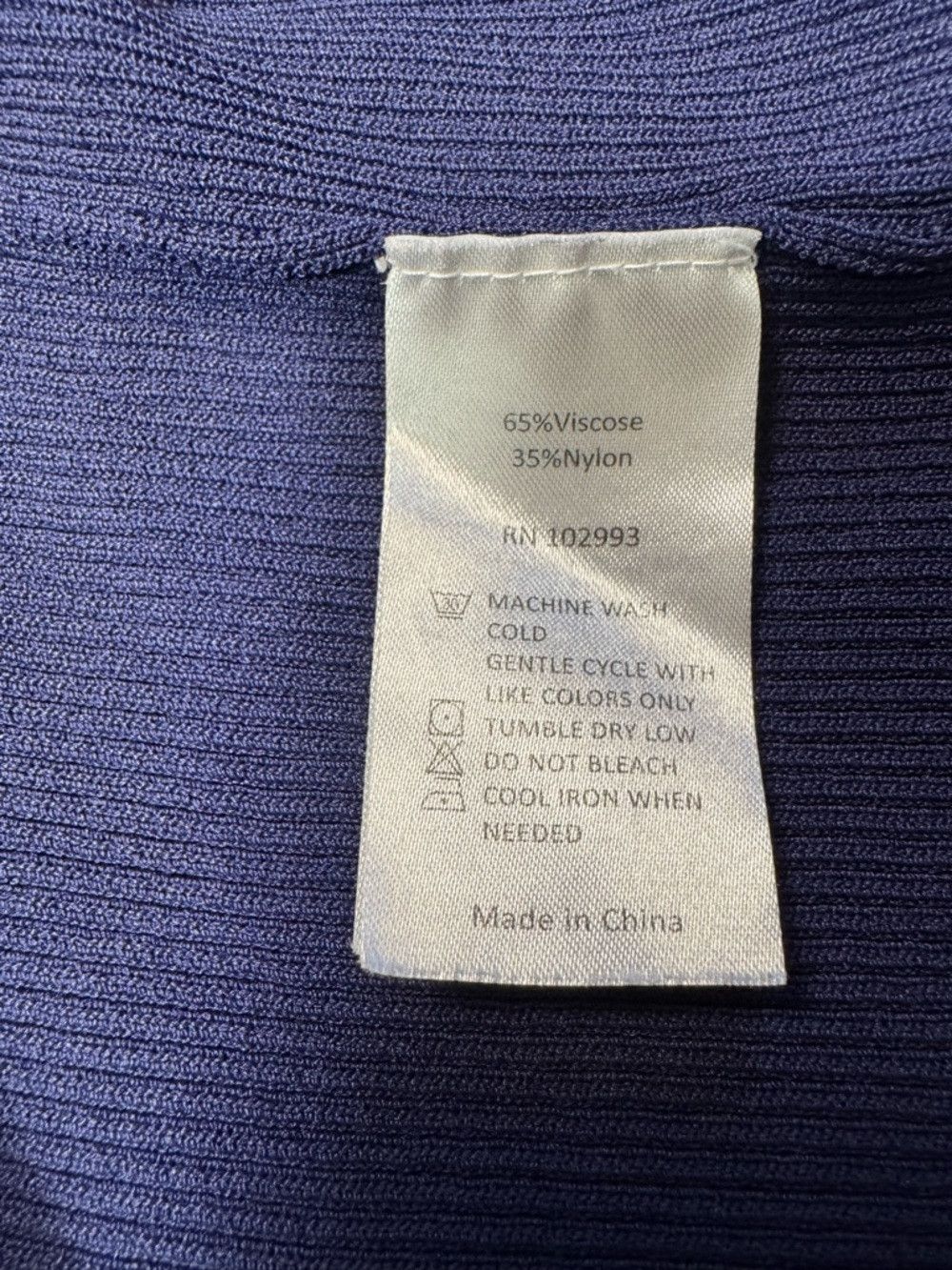 Derek Lam 10 Crosby Derek Lam Blue Asymmetrical Knit Sweater Size XL Size XL / US 12-14 / IT 48-50 - 8 Thumbnail