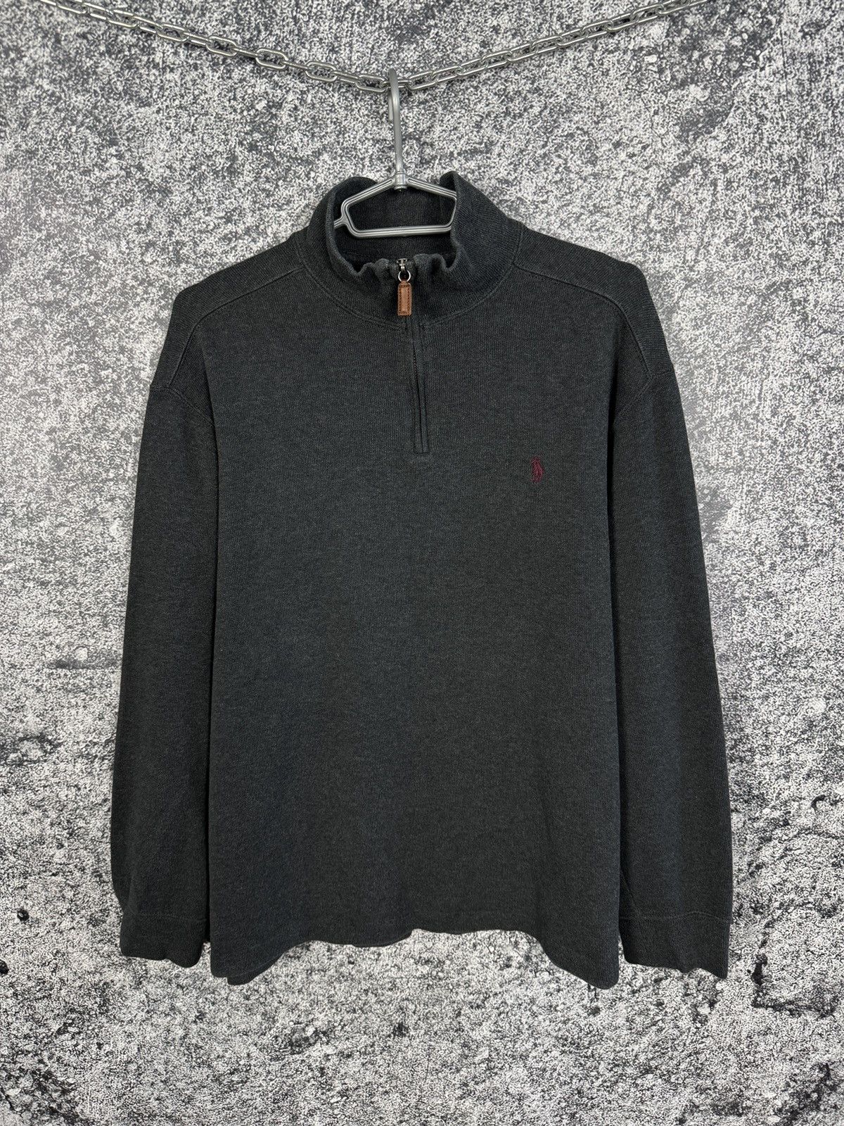 Polo Ralph Lauren Polo Ralph Lauren 1/4 Zip Sweatshirt Pullover Vintage Sz XL Size US XL / EU 56 / 4 - 1 Thumbnail