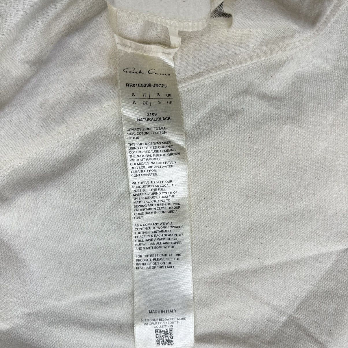 Rick Owens Rick Owens SS/25 Jumbo T-Shirt Size US S / EU 44-46 / 1 - 5 Thumbnail