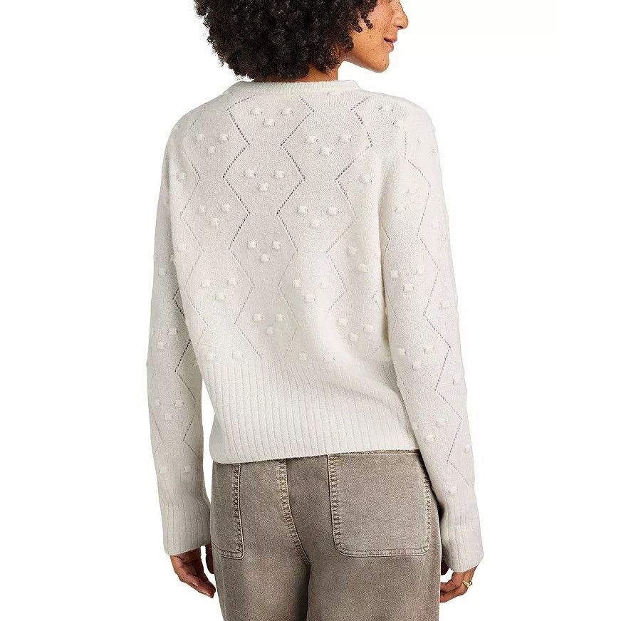 Splendid Splendid Women Pale Oak Julia Diamond Classic Sweater Size L Size L / US 10 / IT 46 - 3 Thumbnail