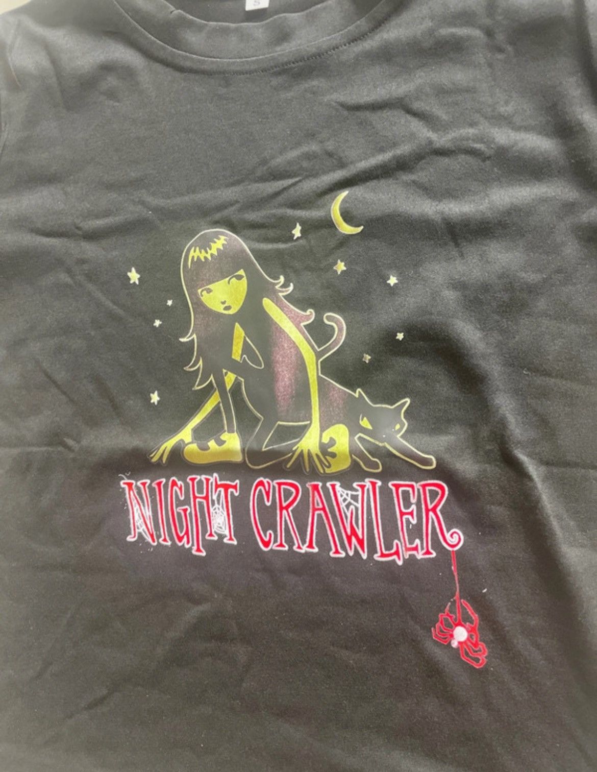 Other Womens Goth Grunge Night Crawler Crop Top Size S / US 4 / IT 40 - 2 Thumbnail