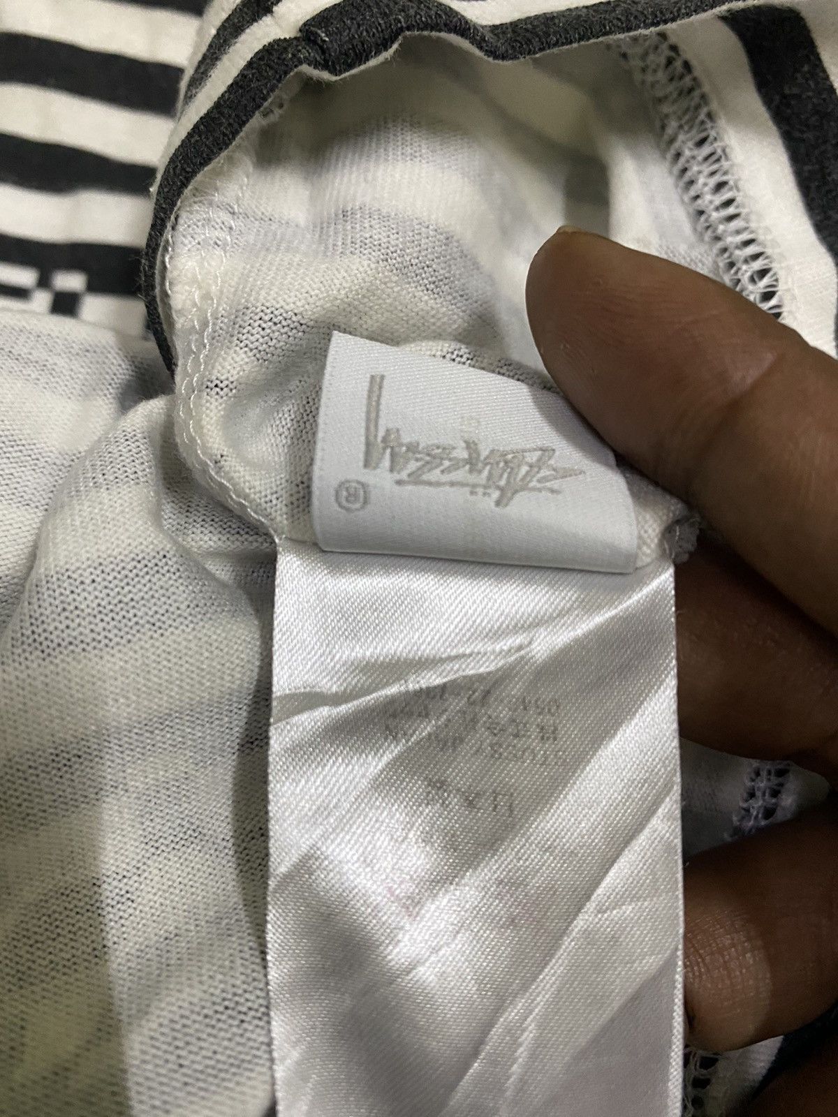 Stussy 💥 Stussy Monogram Stripe Shirt Size S / US 4 / IT 40 - 7 Thumbnail