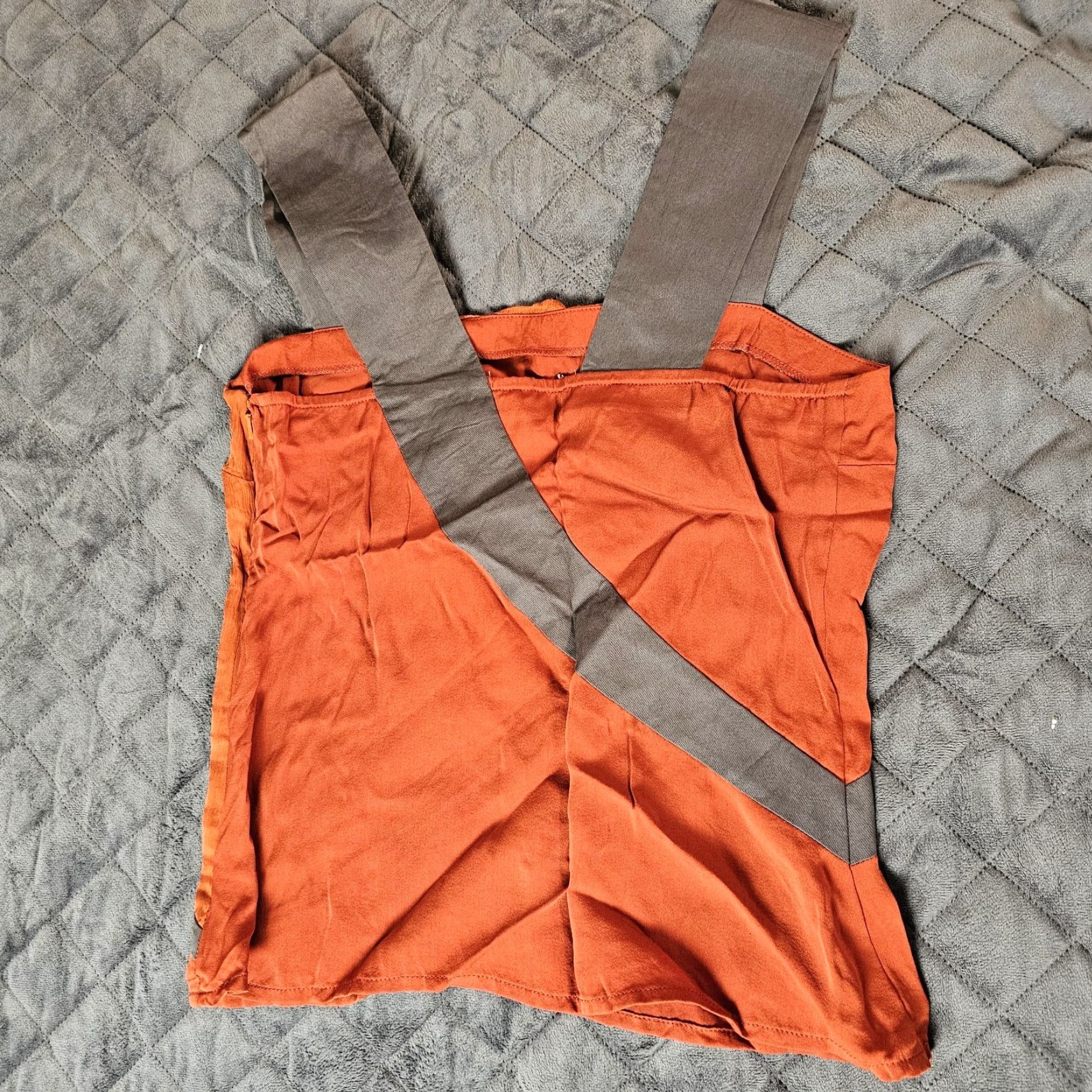 Vintage JLO Silk Tank Top Sleeveless Size 4 Women Casual Orange Brown Straps Size S / US 4 / IT 40 - 6 Thumbnail
