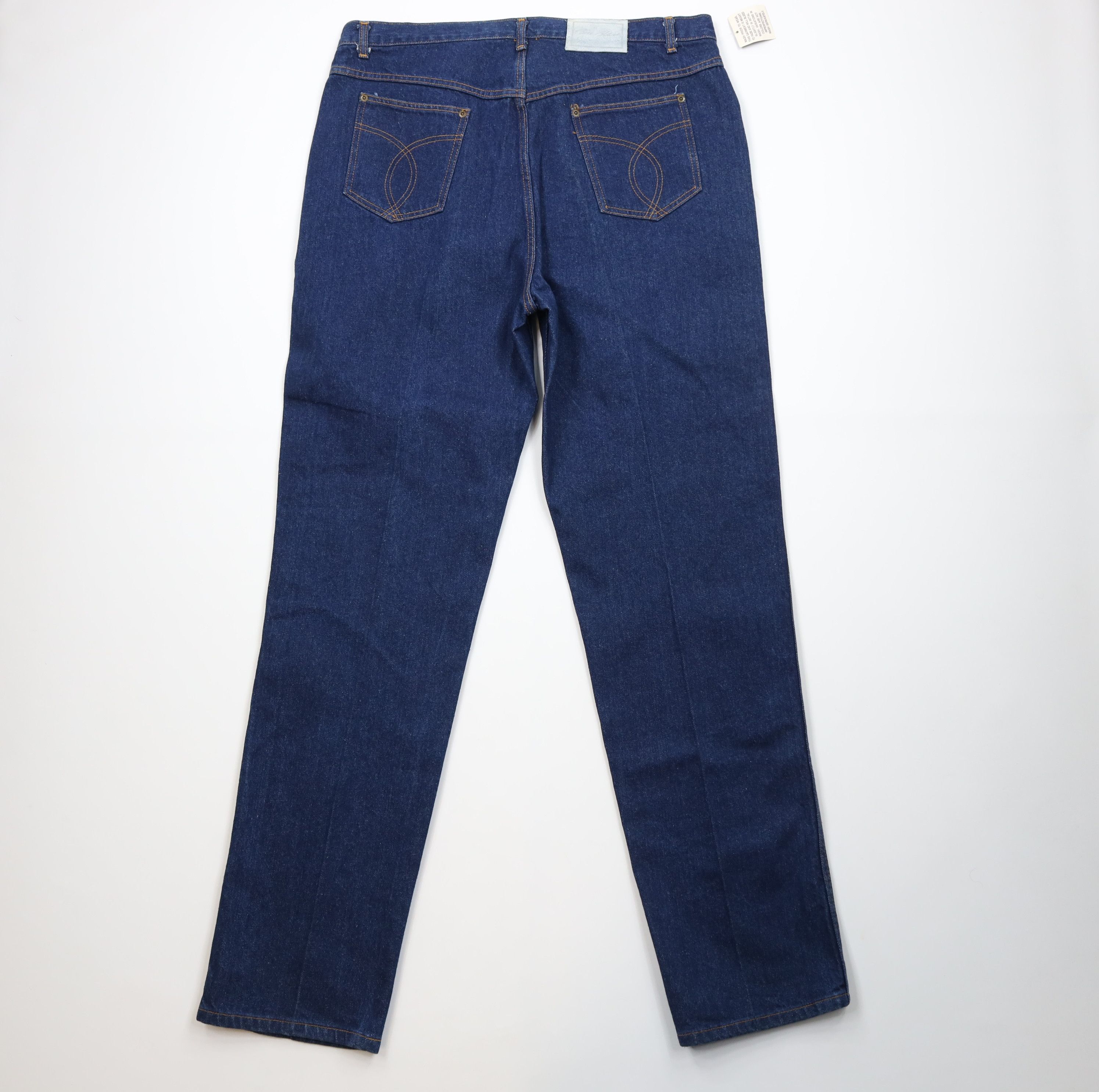Vintage Deadstock Vintage 90s Streetwear Fit Denim Jeans Blue USA Size US 42 / EU 58 - 9 Thumbnail