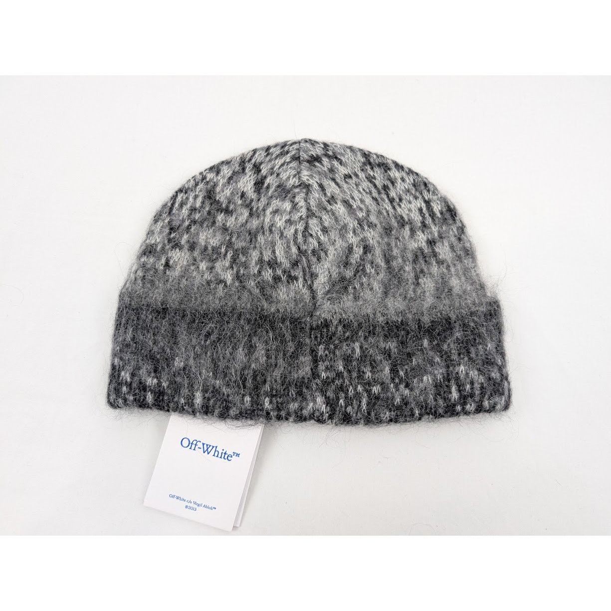 Off-White o1rshd1 Size:OS / Arrow Fuzzy Mohair Knit Beanie Hat / Cap Size ONE SIZE - 7 Thumbnail