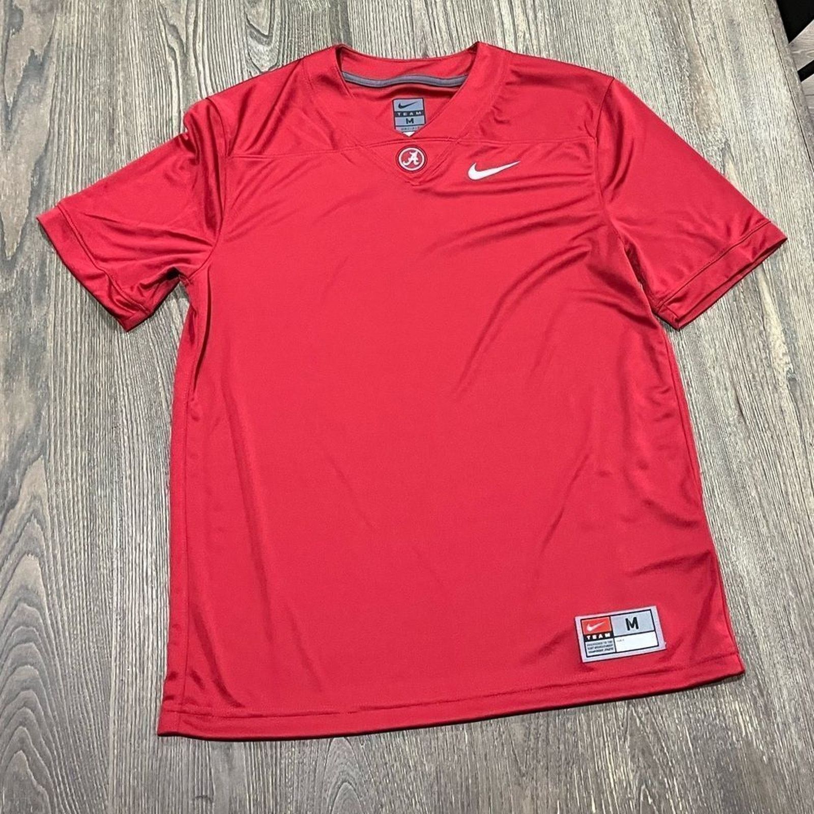 Nike NWOT Nike Team Dri-Fit Men's Tide Logo Jersey Red Size M Size US M / EU 48-50 / 2 - 1 Thumbnail