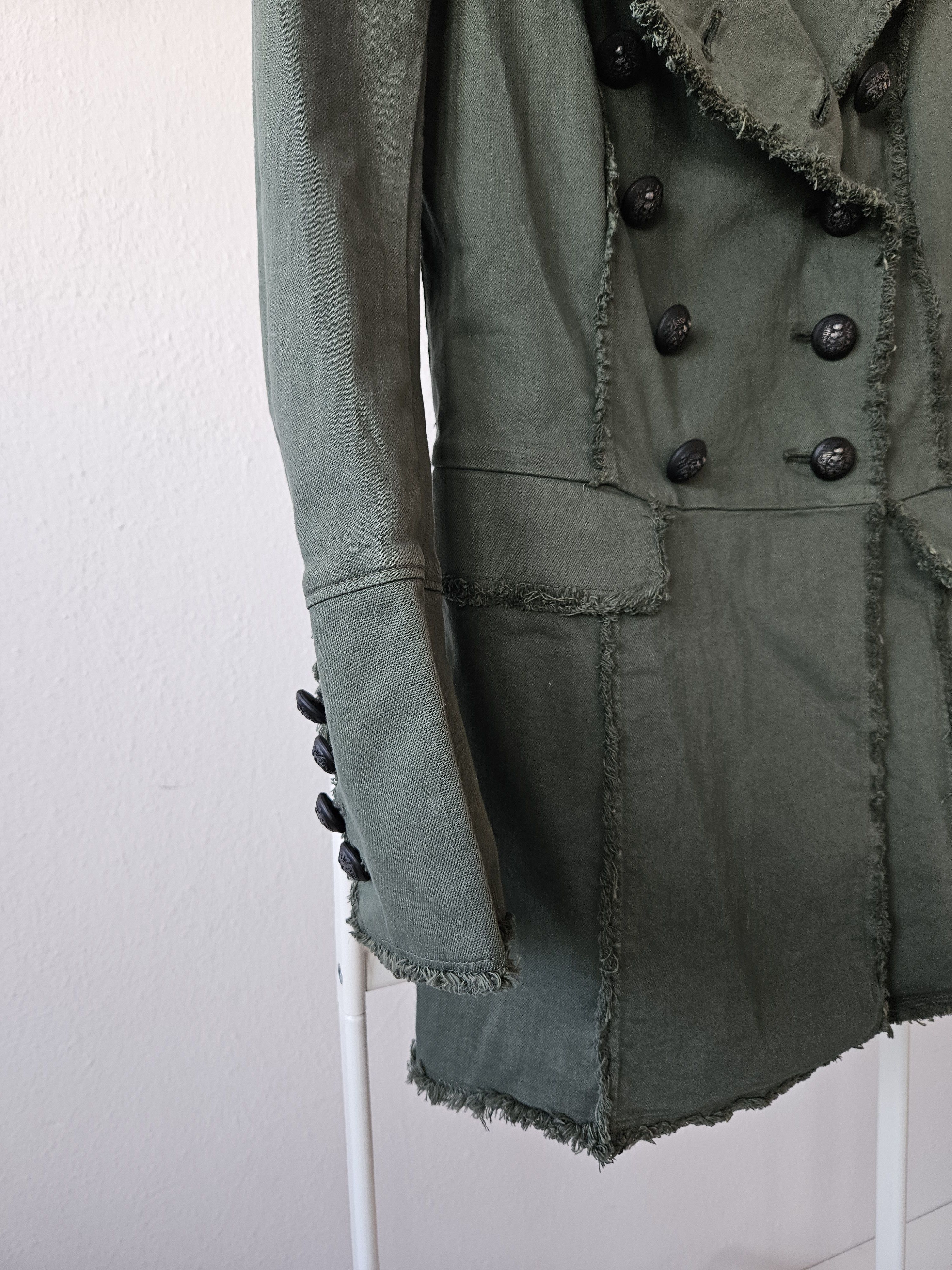 Pierre Balmain Pierre Balmain raw edge double breasted napoleon coat Size XS / US 0-2 / IT 36-38 - 7 Thumbnail